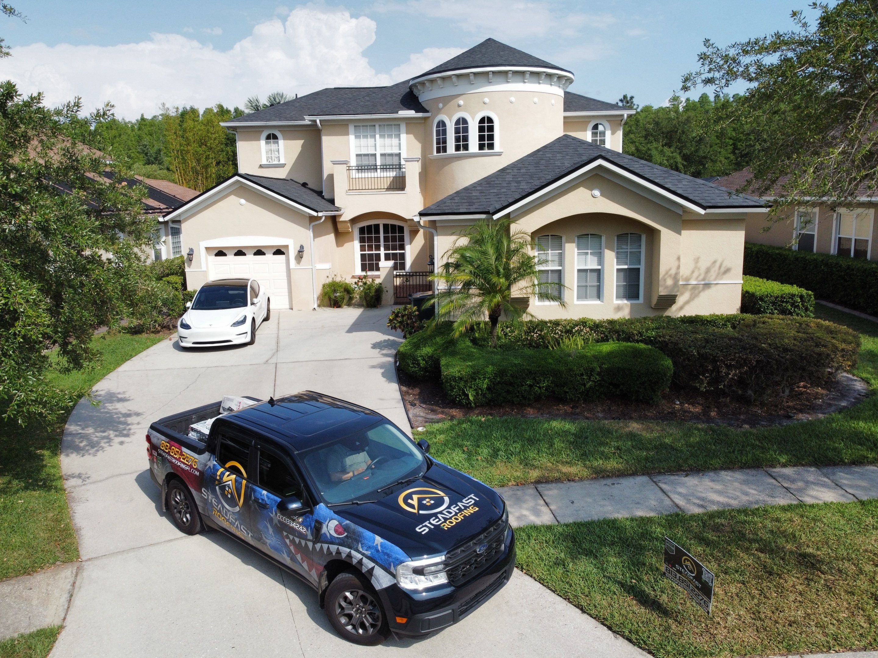 Roof Replacement in Tampa, FL. by Steadfast Roofing