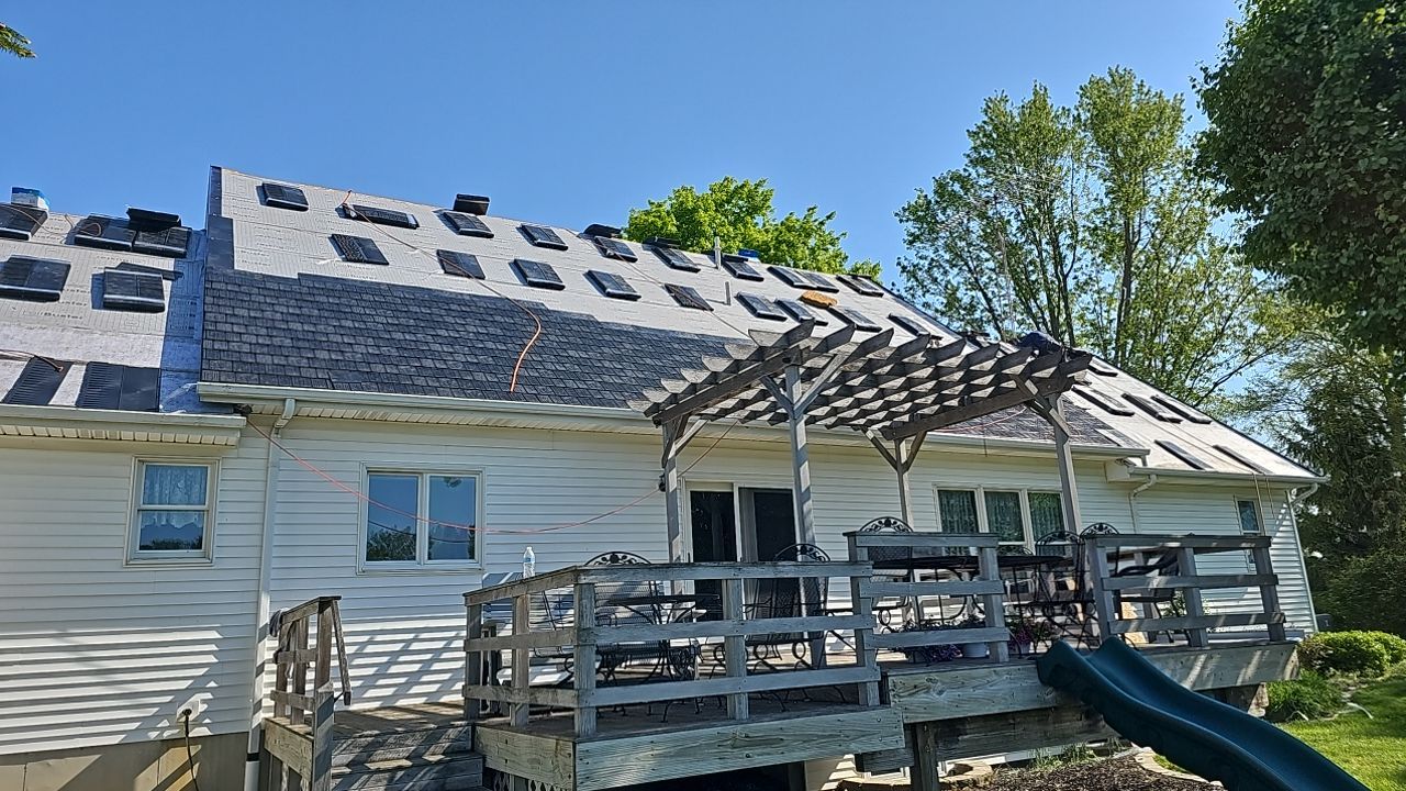 Residential Roofing Installation using Euro Shield Beaumount Shake Black by Nitro Roofing and Construction