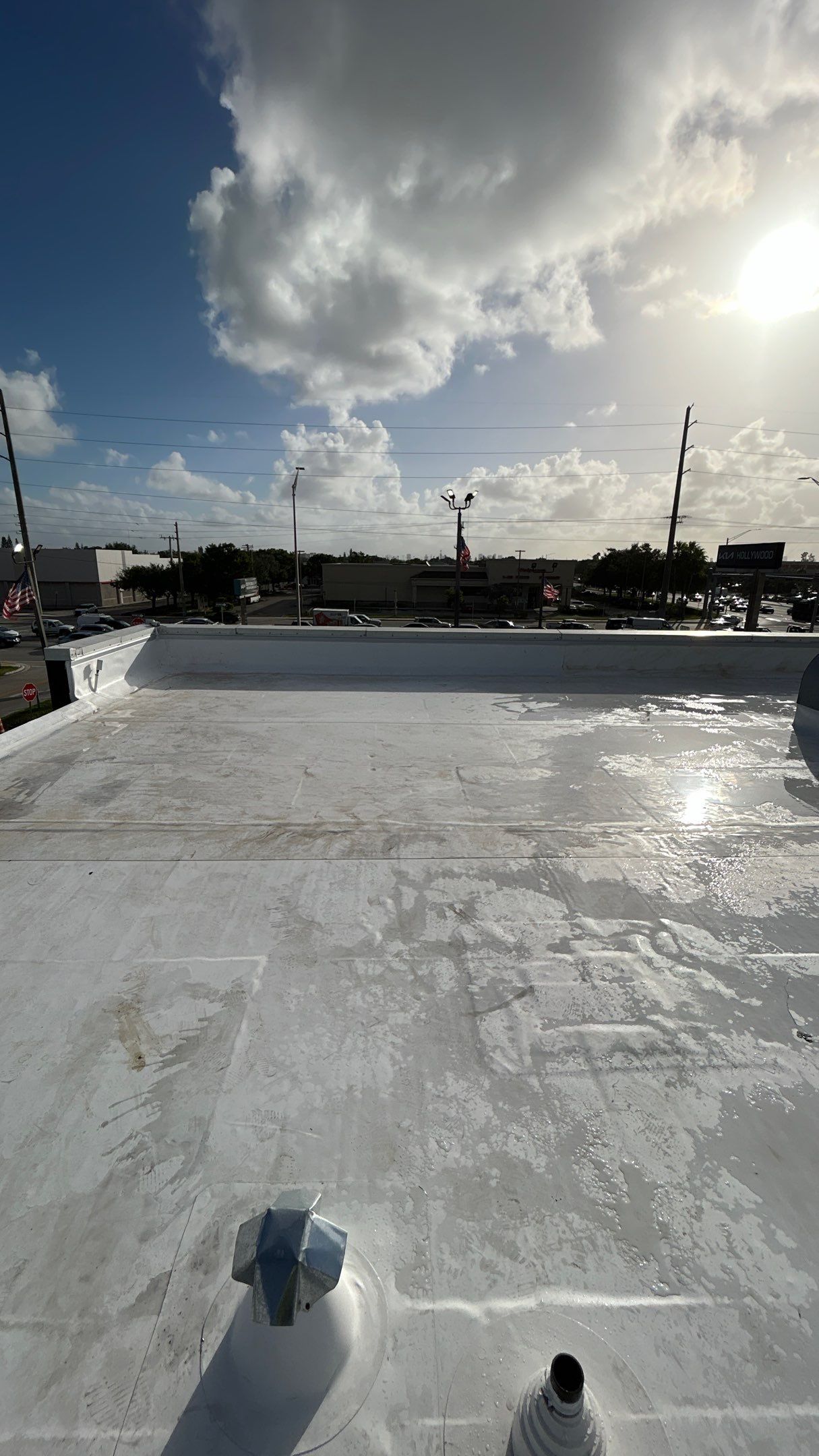 COMMERCIAL REROOF GAF TPO EVERGUARD 60 MIL SMOOTH WITH 1-1/2" INSULATION by Earl W. Johnston Roofing