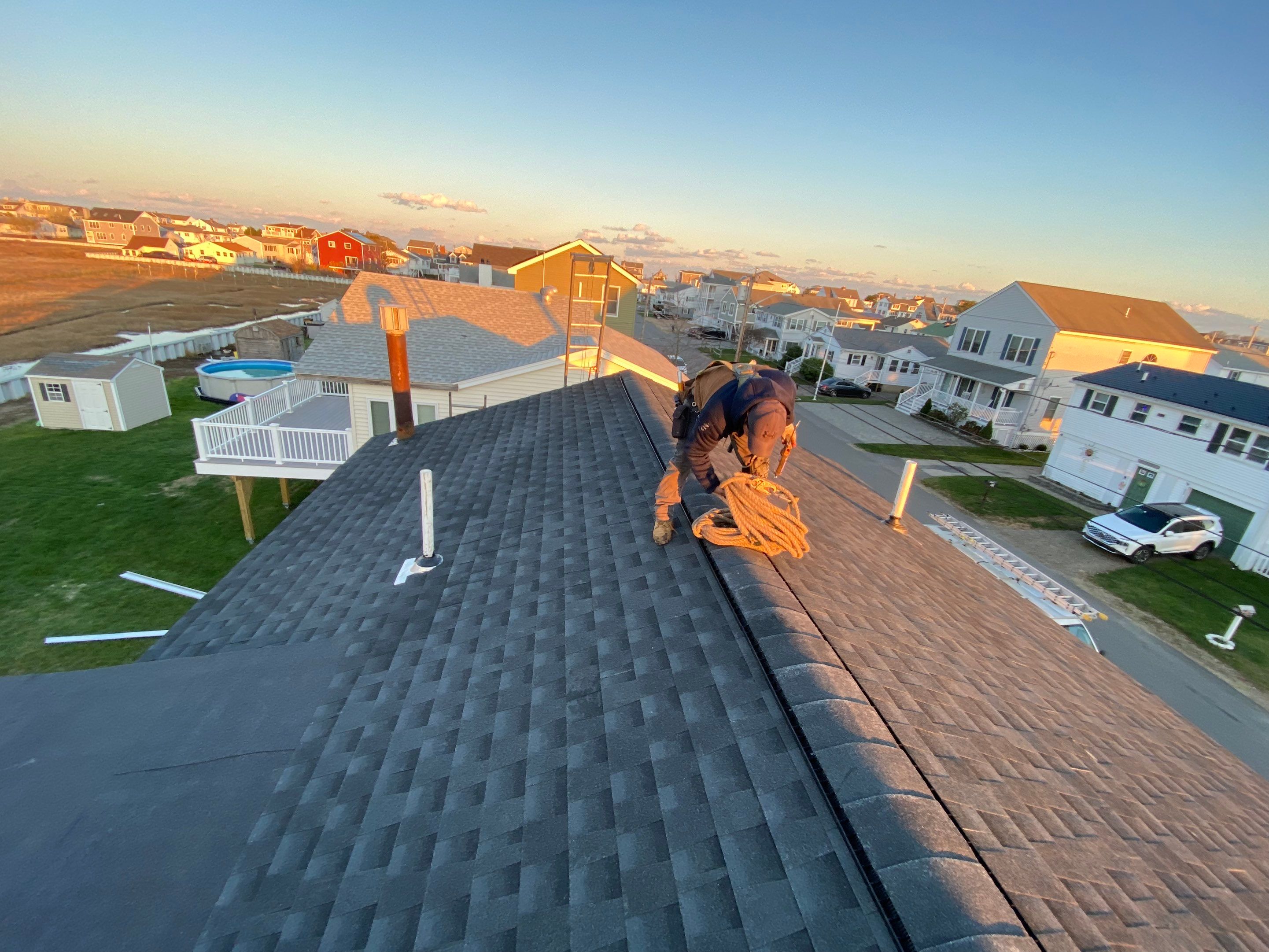 Residential Roofing Installation using GAF Timberline HDZ by Sensible Home Solutions