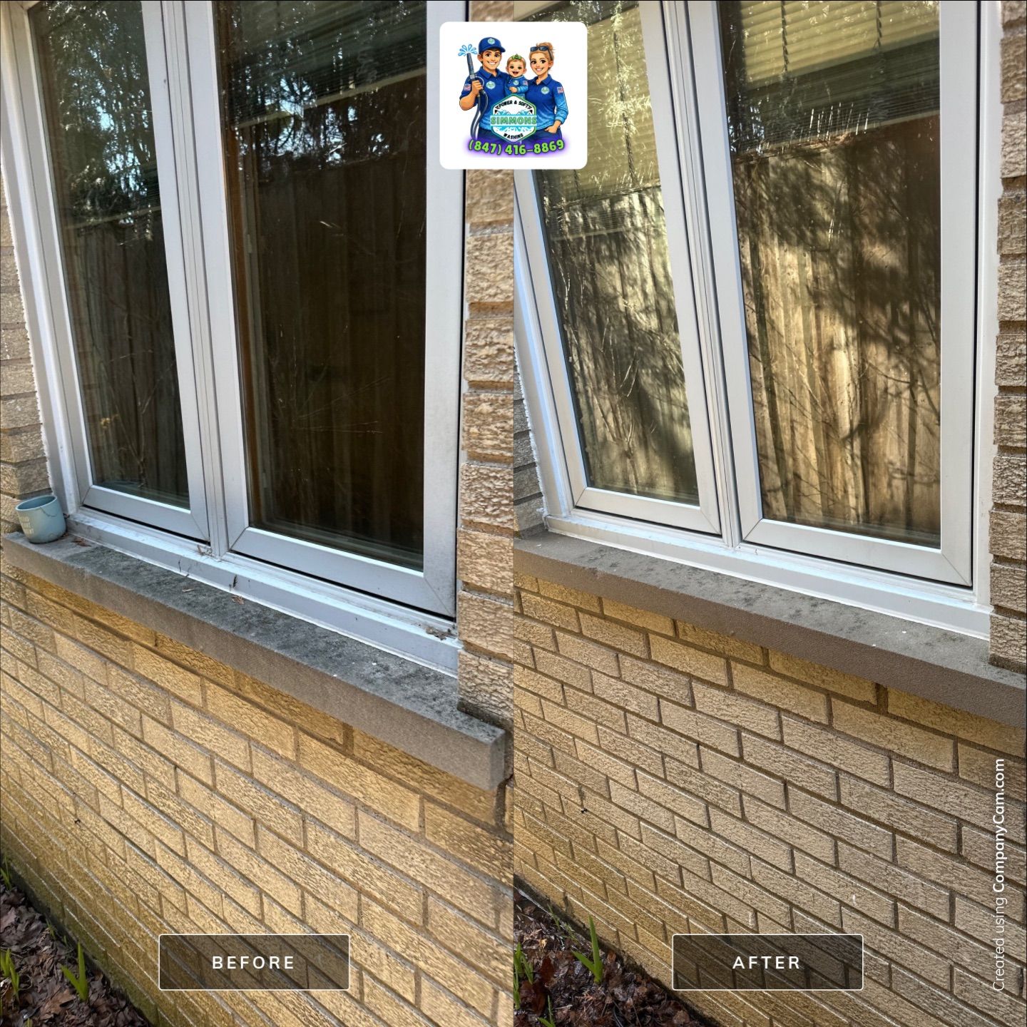 Project in Glenview by Simmons Power & Soft Washing