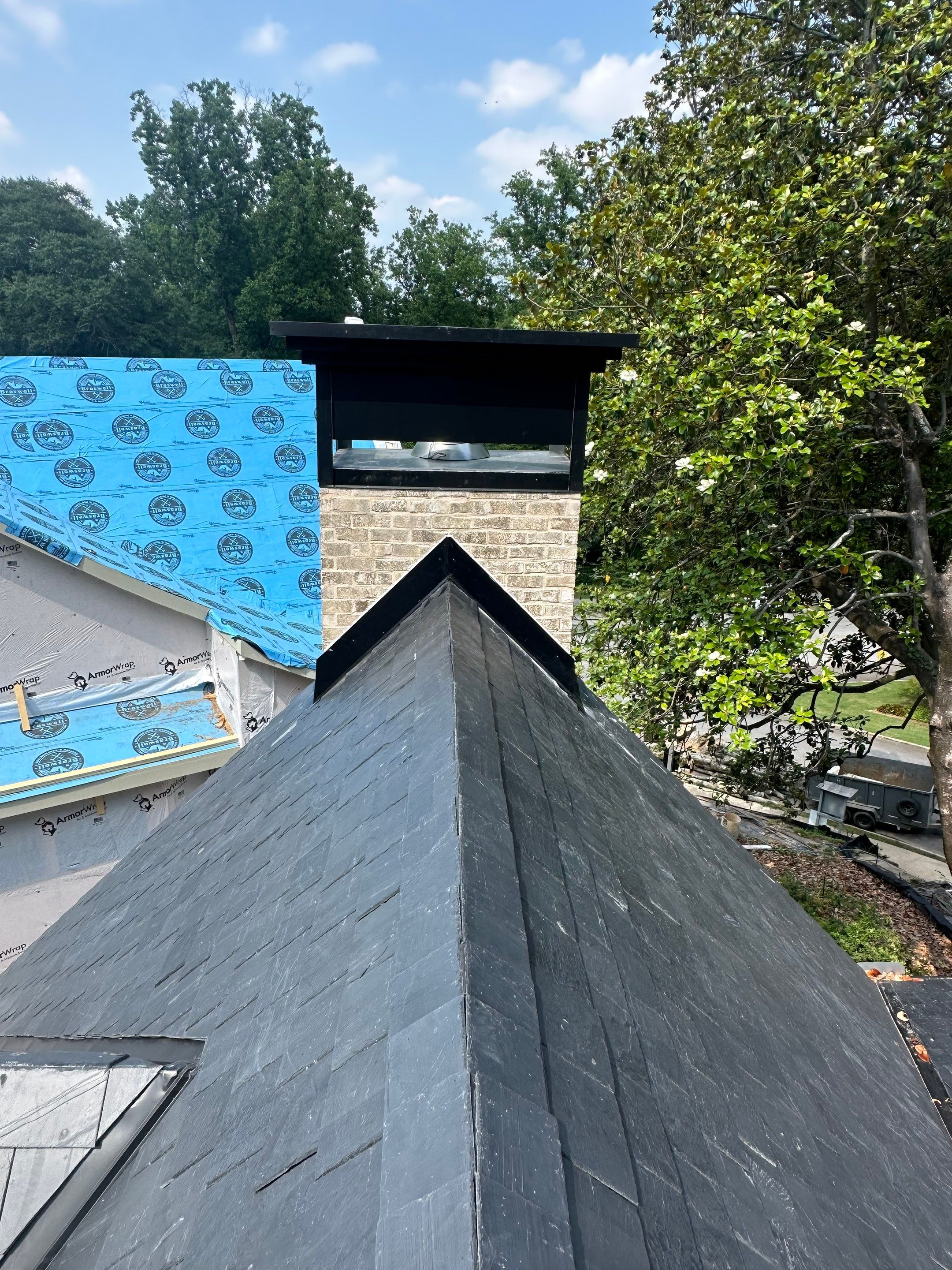 Slate Roof Installation by Mosaic Roofing Company