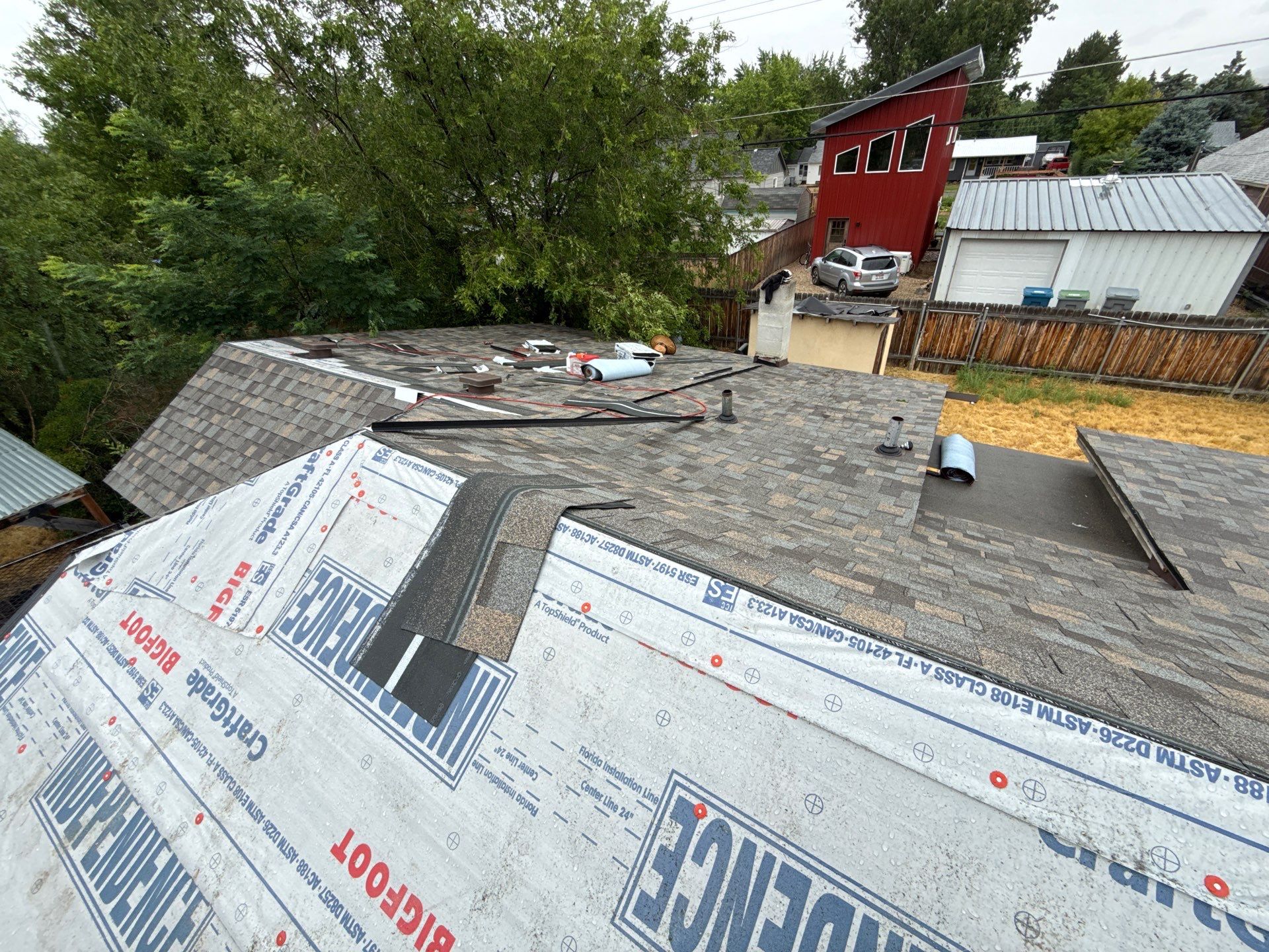 Residential Roof Replacement and Eave Repair in Boise, Idaho by Olive Roofing