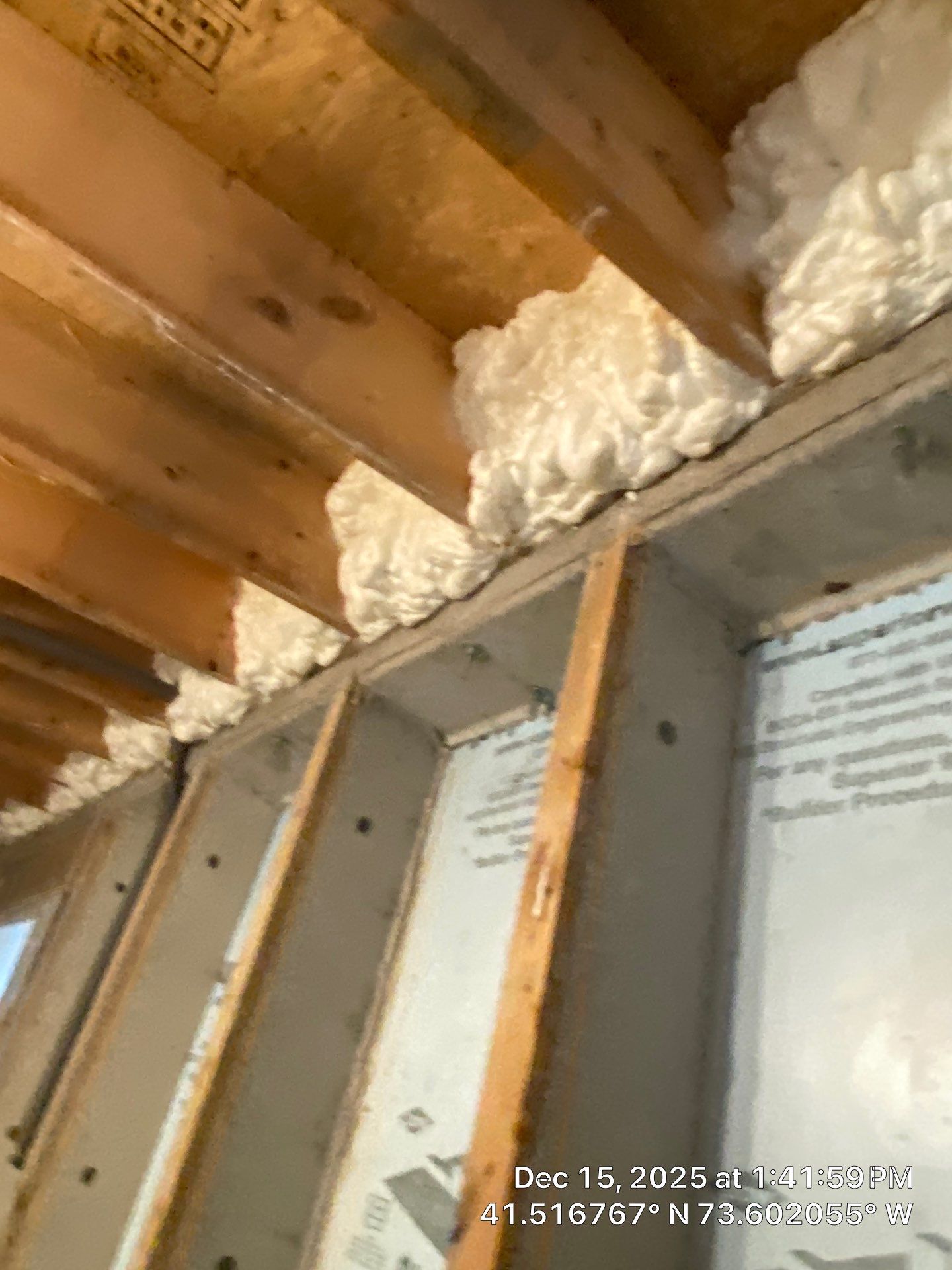 Attic Insulation using open cell spray foam by NYS Foam & Energy