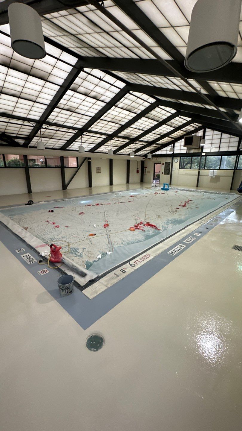 Hotel Pool Deck Project in Cranberry Township by Floors in a Day, Inc