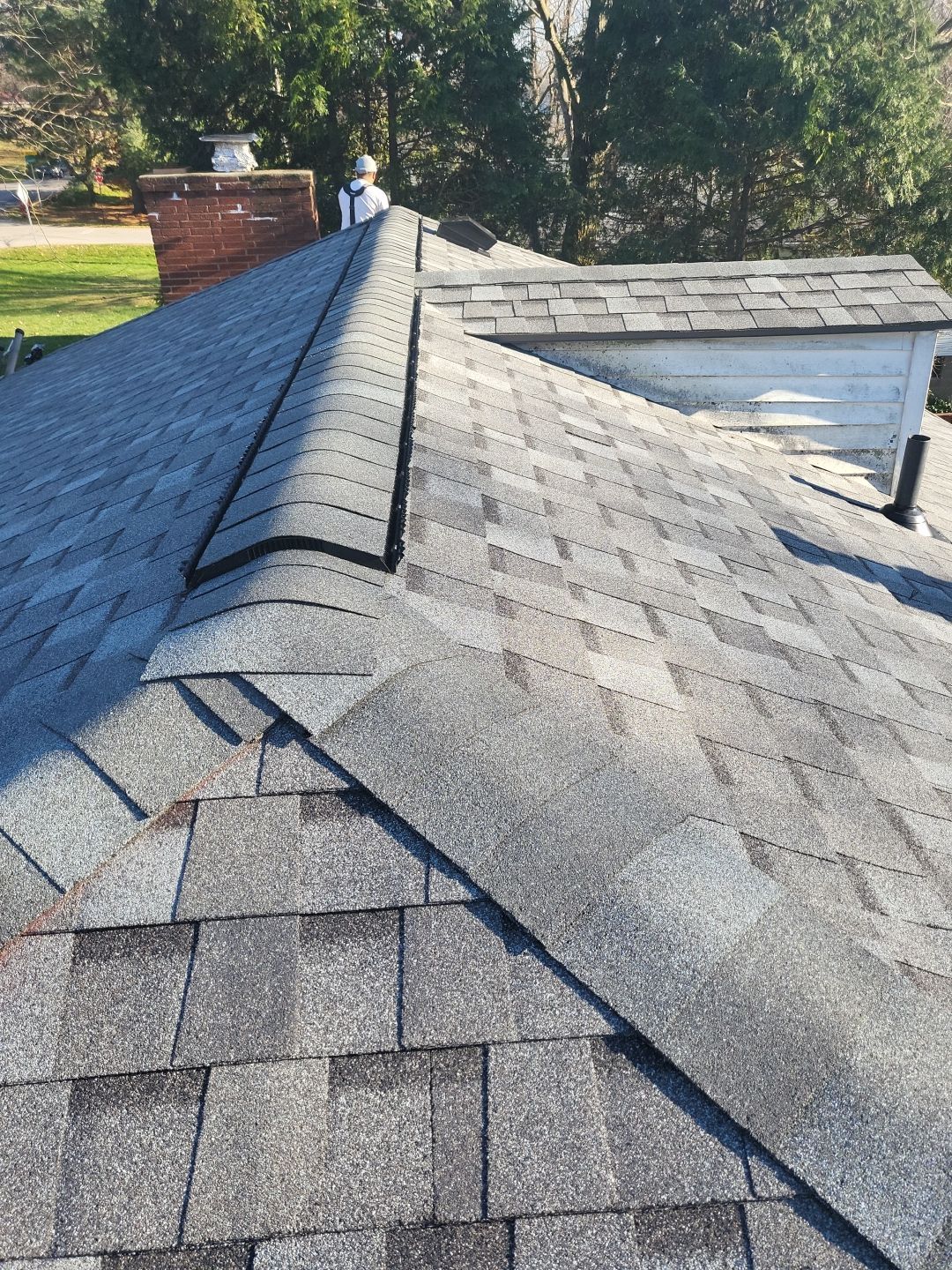 ATLAS PINNACLE COLOR: COASTAL GRANITE DRIP EDGE: TUXEDO GRAY by Eagle Eye Roofing