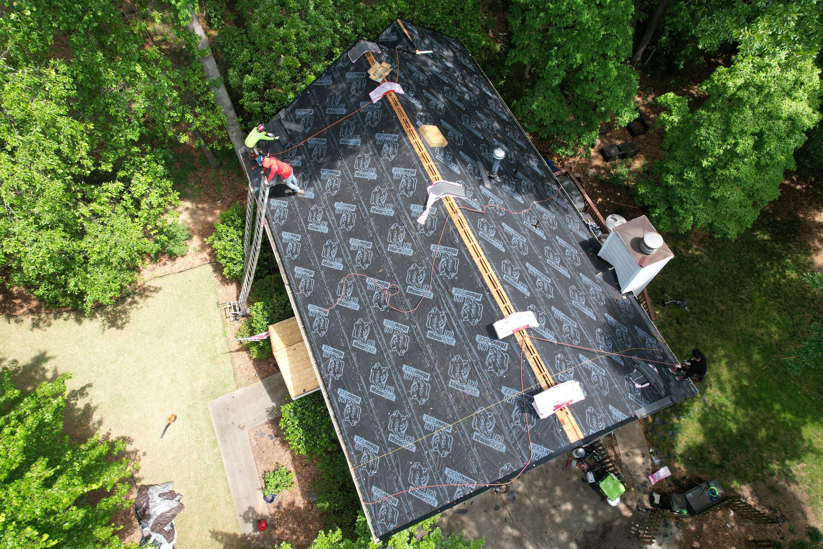 Residential Roof Replacement using Owens Corning Trudef Twilight Black by Inspector Roofing and Restoration