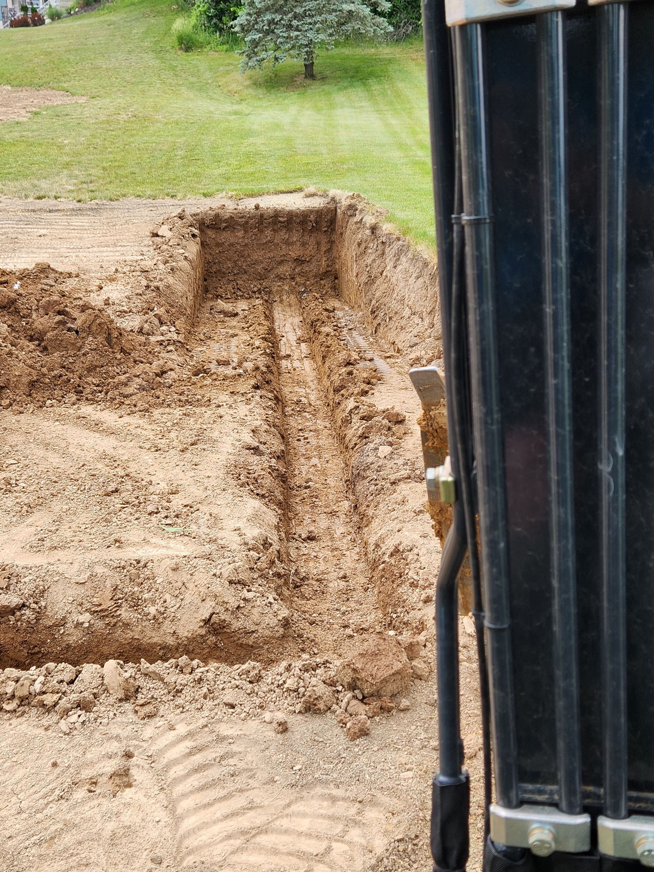 Fence / Retaining Wall using Block then parge by ACE Waterproofing & Basement Solutions