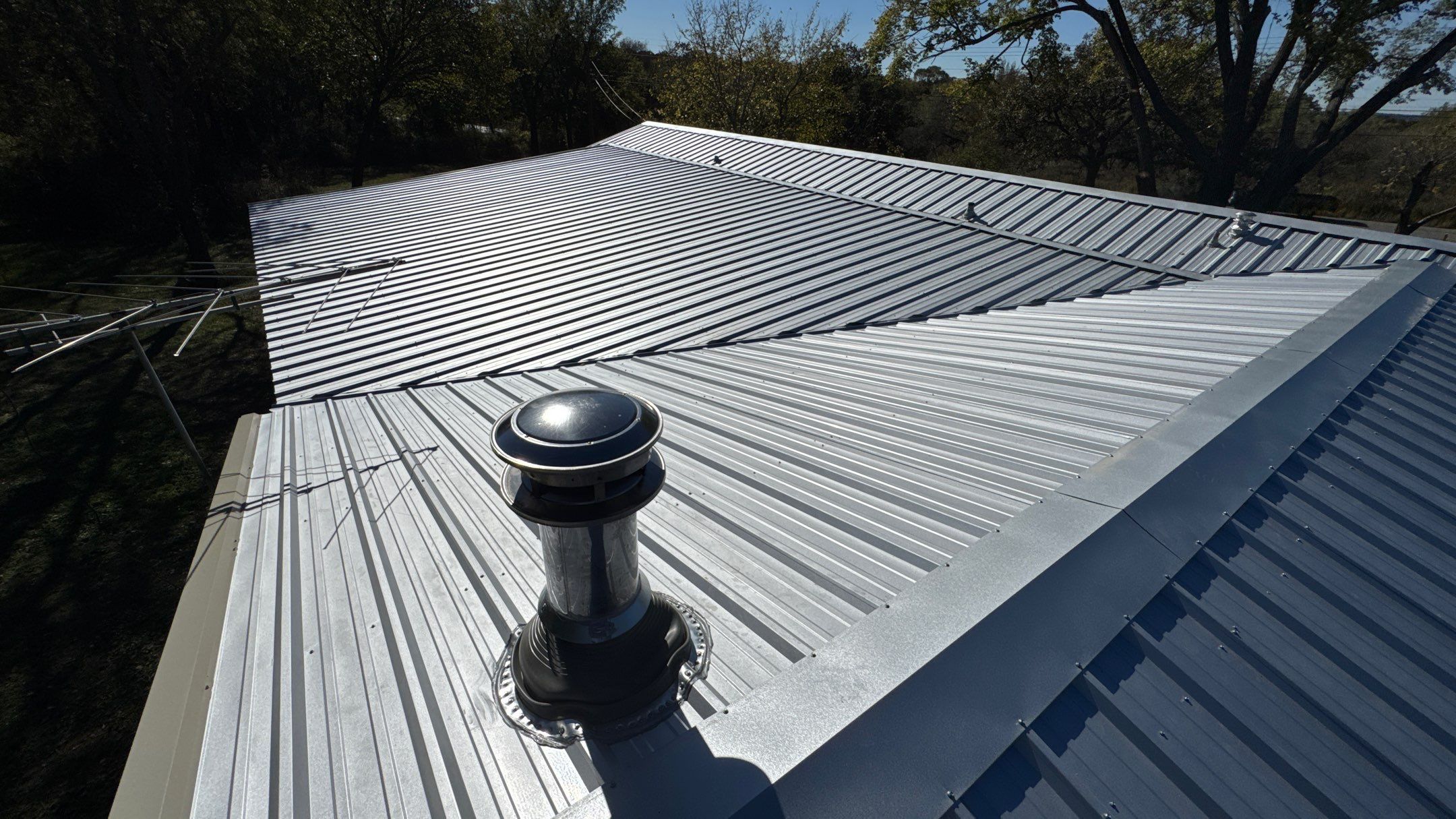 New Metal Roof by Harvey Roofing & Construction