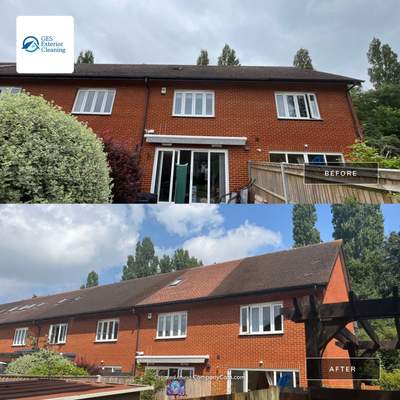 Roof Clean  - Moss Removal - Gutter Clean using Honda 15lpm Low Pressure Washing Machine