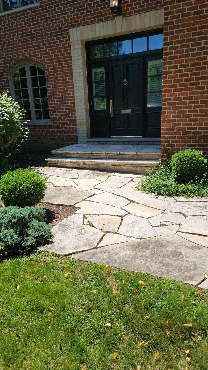 Exterior Stone and Concrete Surface Cleaning by Northern Power Washing LLC.