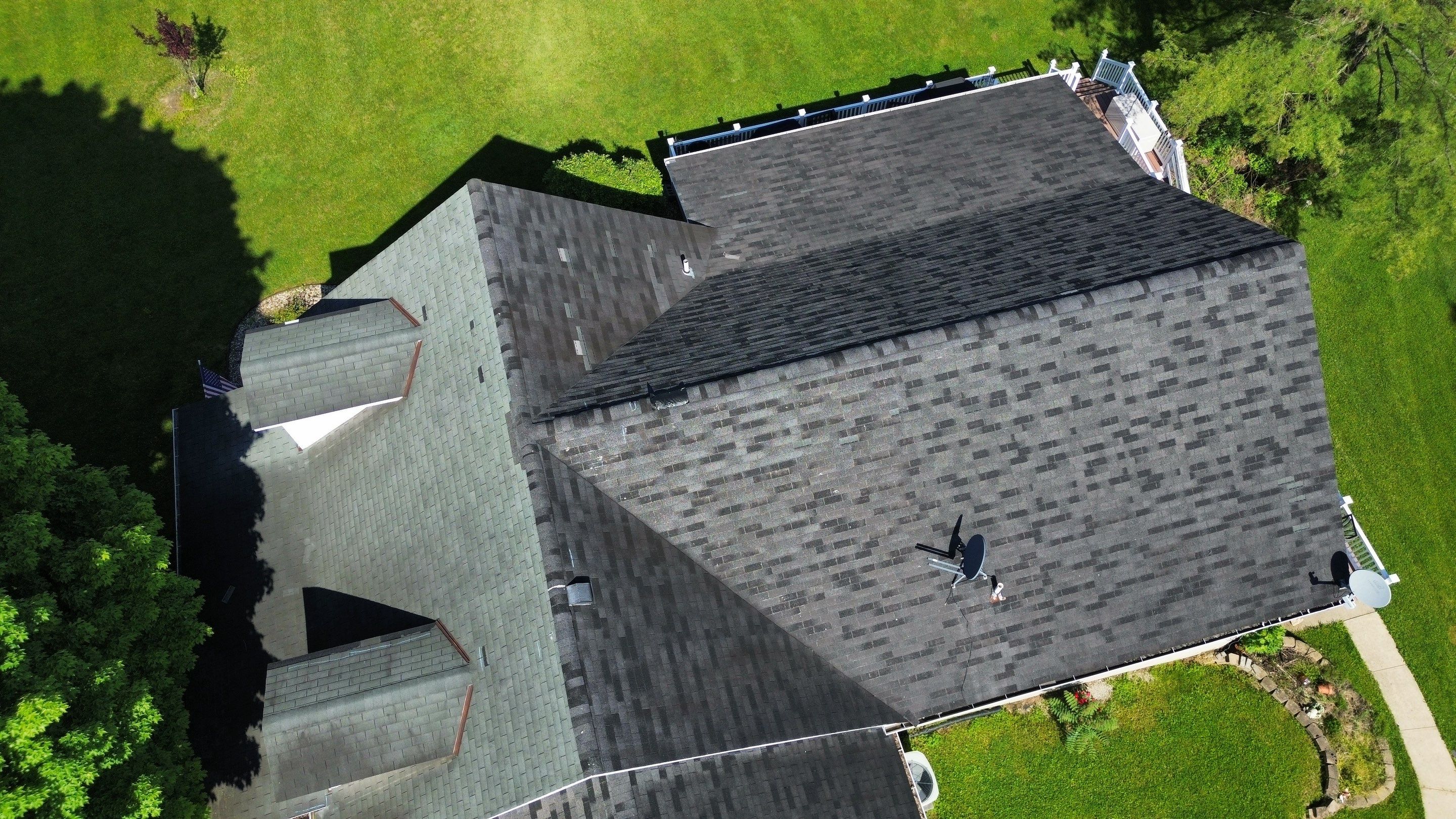 Residential Roofing Installation using Timberline HDZ Shingles - Charcoal by RoofX 