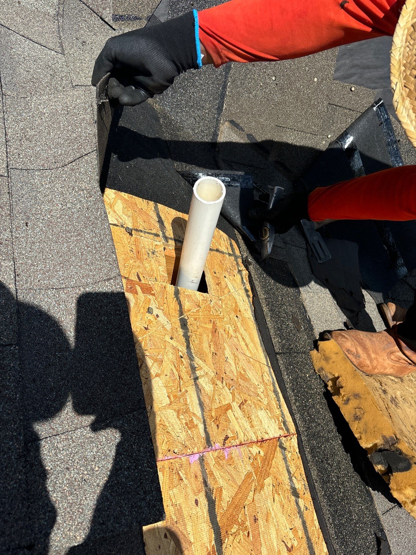 Hail Damage using Owen's Corning Duration (Lifetime) Shingles by Roof Repair Services LLC