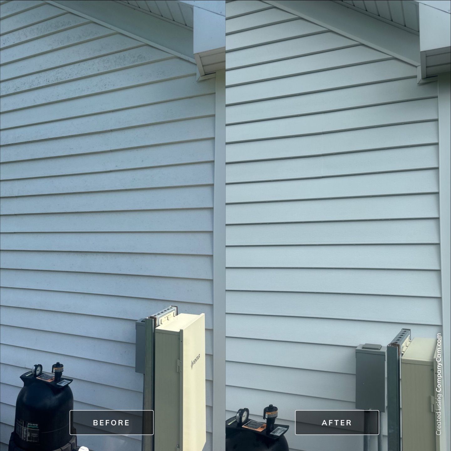 Project in St. Charles by Simmons Power & Soft Washing