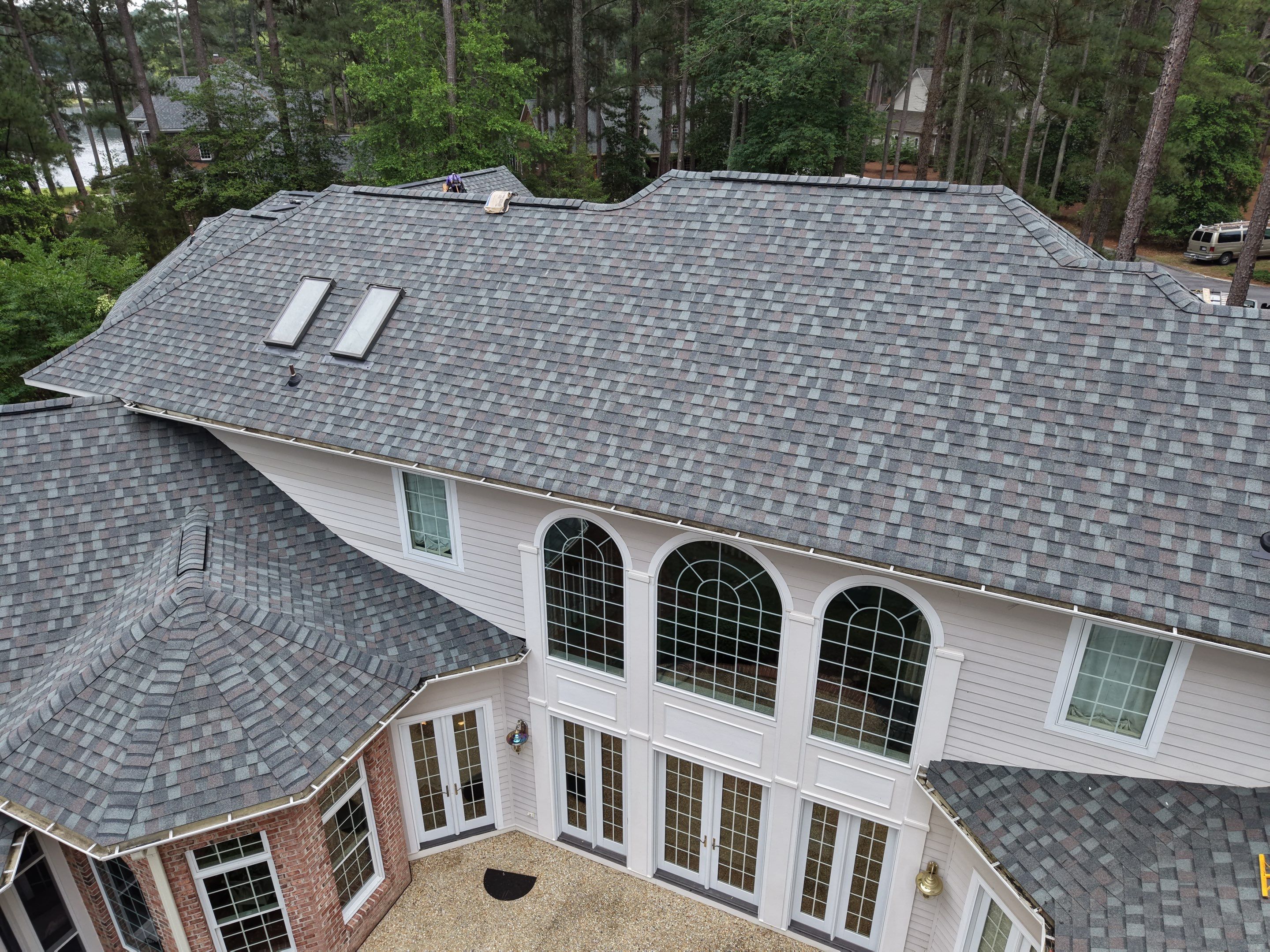 Architectural Shingle Roof Replacement and Skylight Upgrade in Pinehurst by Prepare The Way Roofing