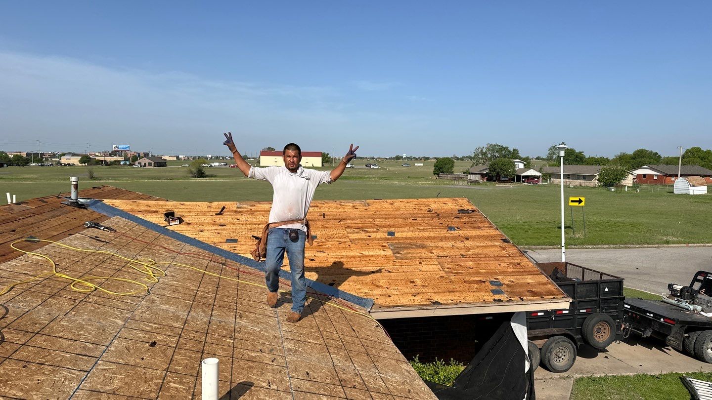 Class 4 Roof Replacement and Decking brought up to Code by BANA Roofing and Solar Supply