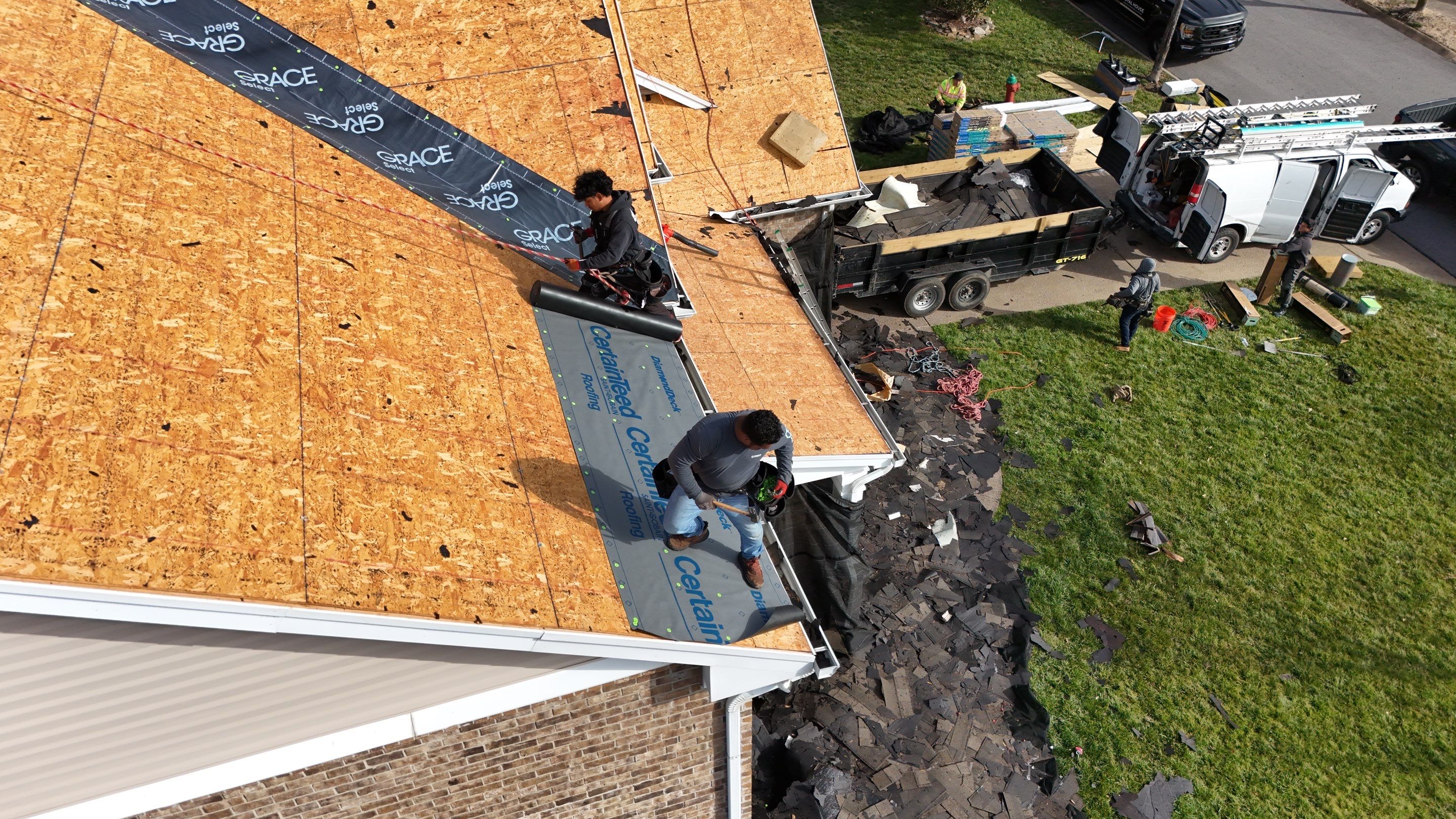 Charcoal Black Re-Roof by Royal House LLC