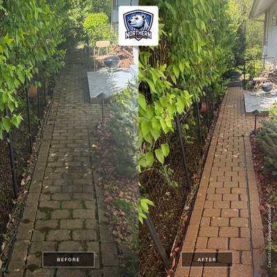 Brick Paver Cleaning and Polymeric Sand Installation
