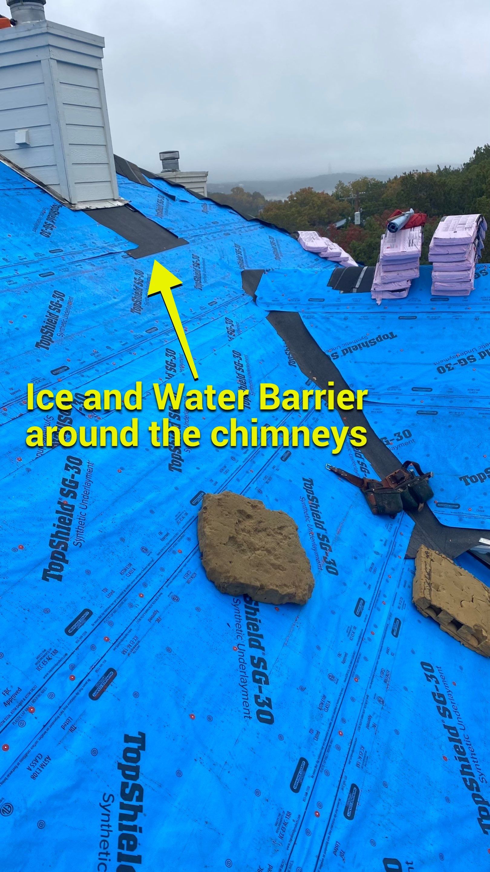 Residential Roof Replacement using Owens Corning 30 year Architectural Shingles by Premier Roofing and Contracting