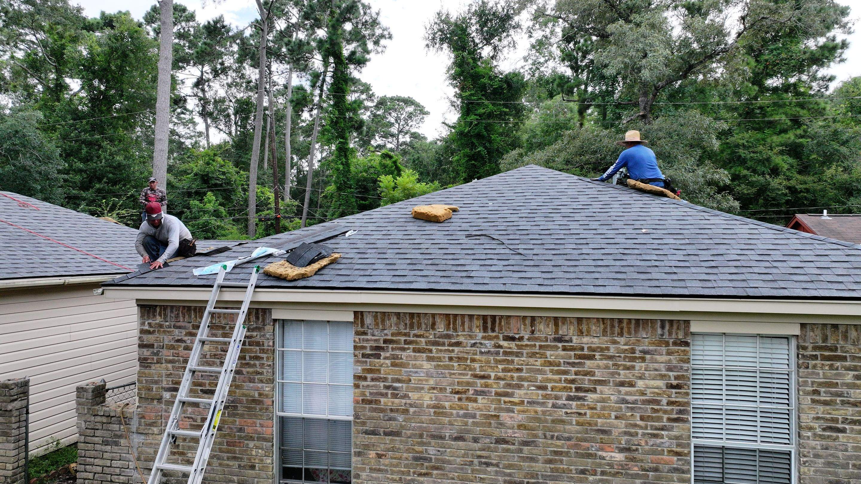 Roof Replacement & Chimney Flashing Rebuild — Conroe, TX by PL Roofing & SB Roofing, LLC.