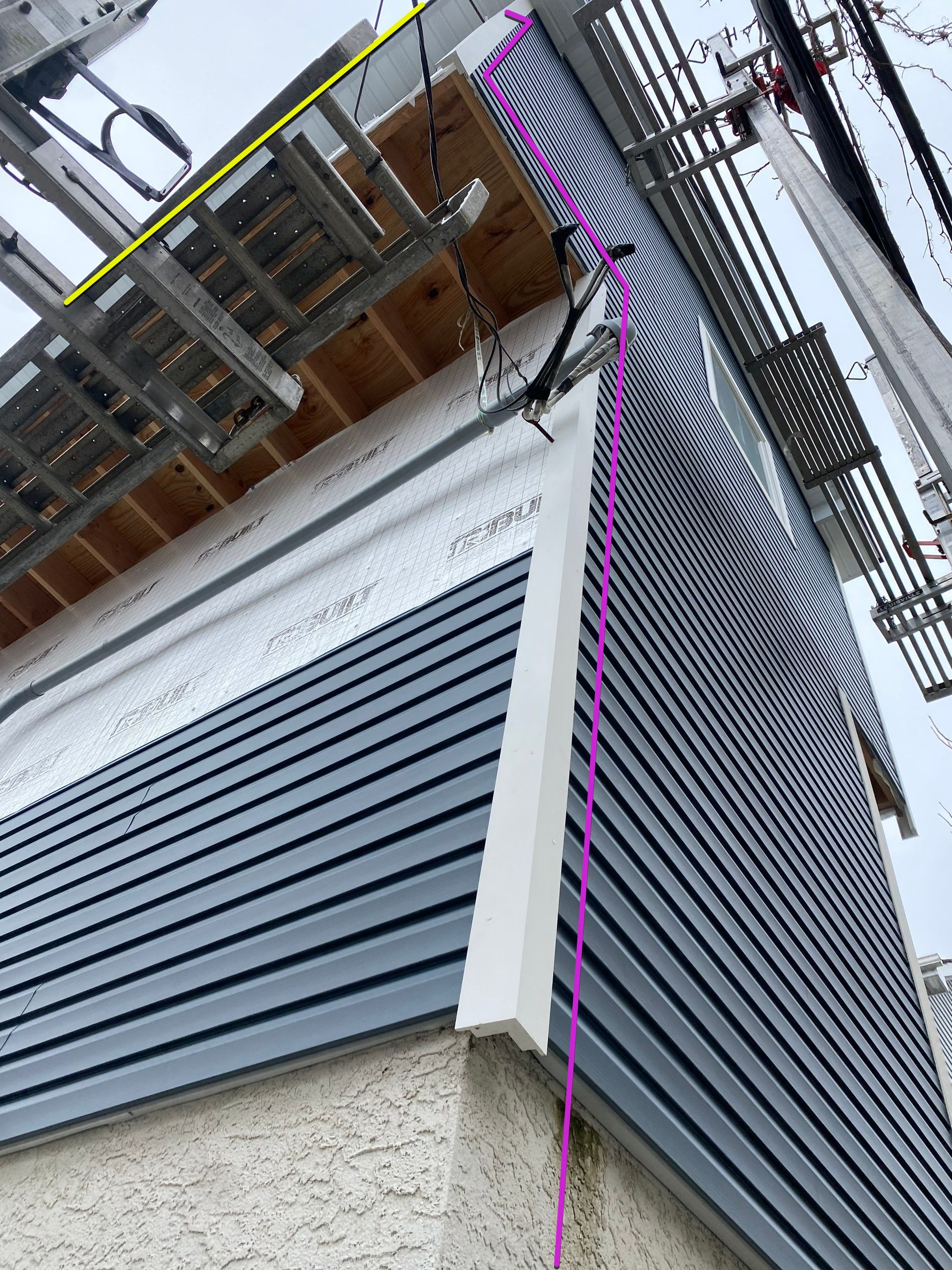 House lift in the westend of Long Beach.  by Above All Gutters 