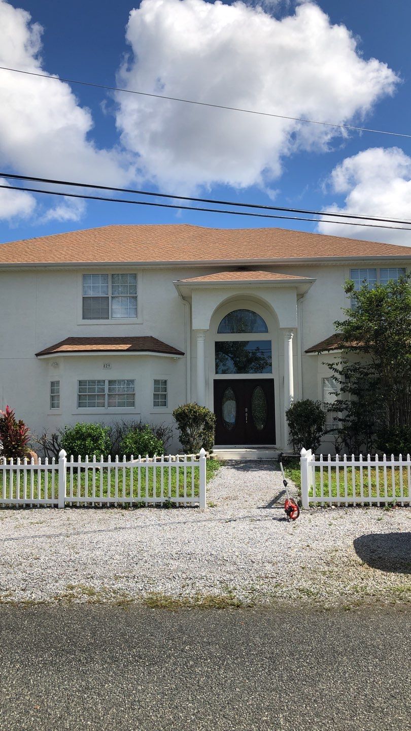 Seamless Gutter Installation using White K-Style Gutters by Gutter Professors