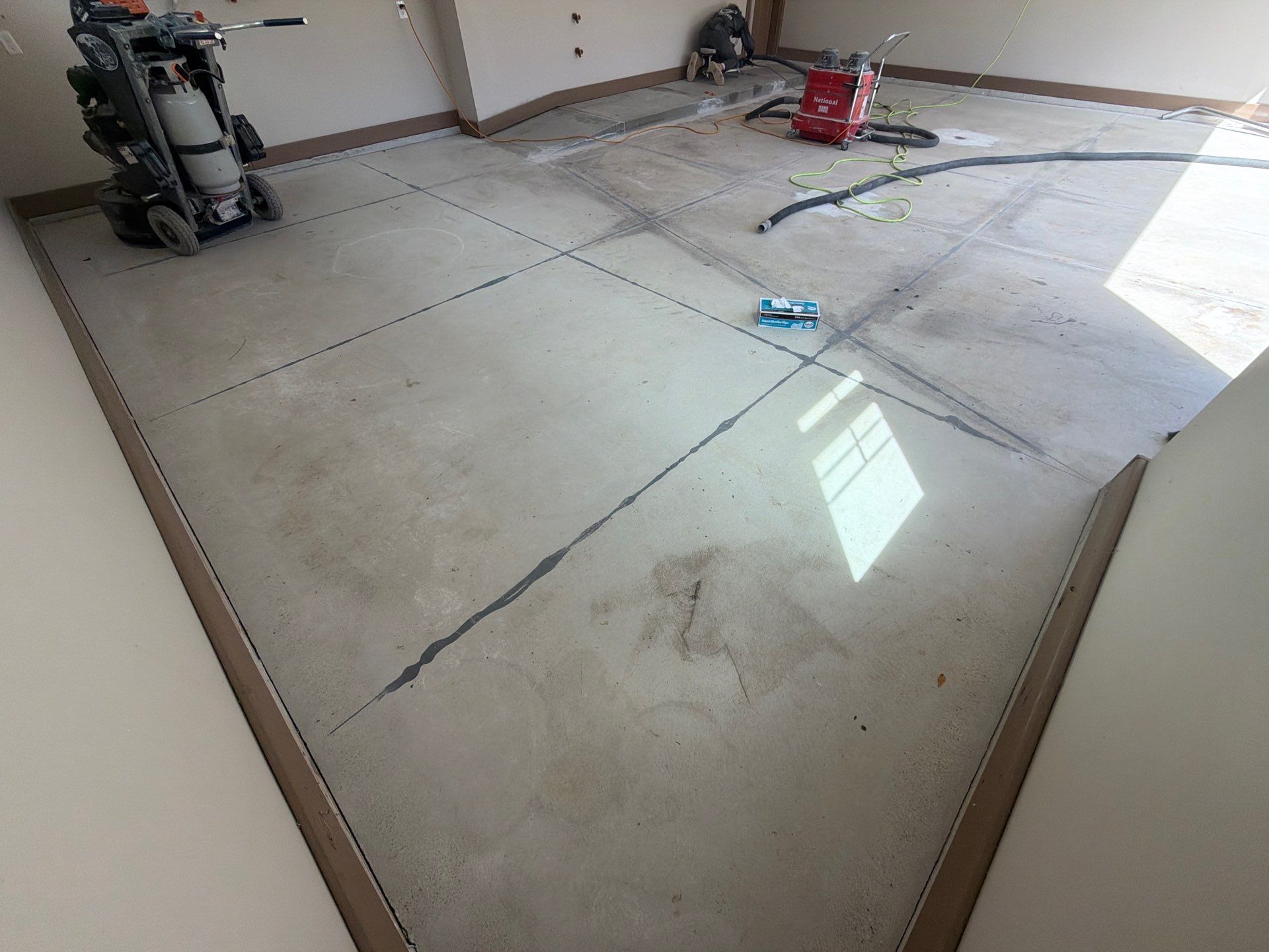 Garage Epoxy Flake Floor - Montague MI by Gordon Painting