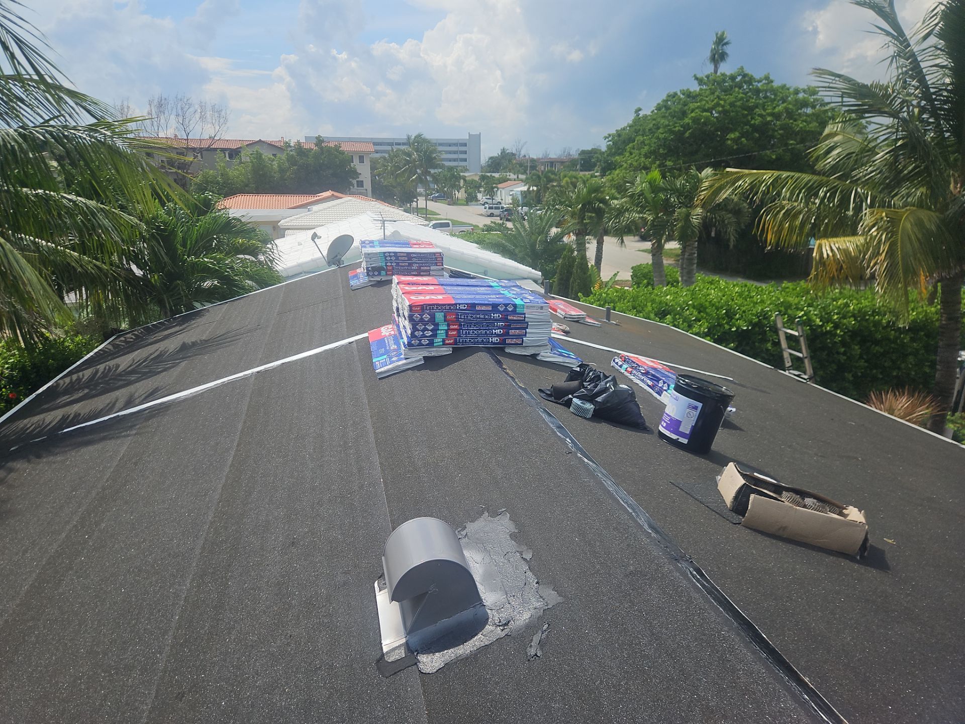 Residential Roofing Installation using GAF by BLUES BROTHERS ROOFING