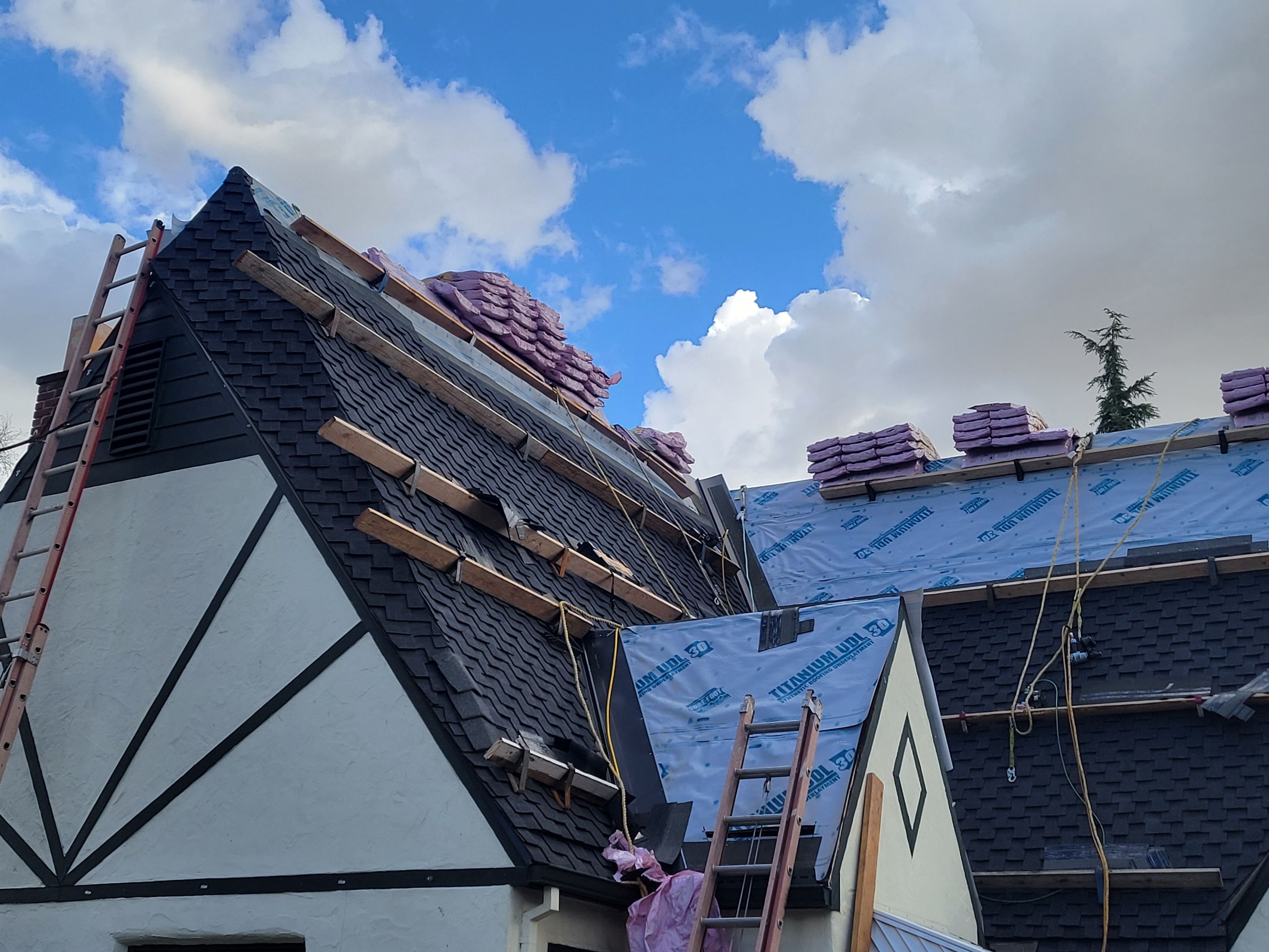Residential Roofing Installation using Owens Corning Roofing Shingles by Byers Enterprises 
