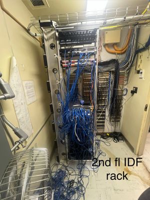 Structured cabling installation by CimaSolutions