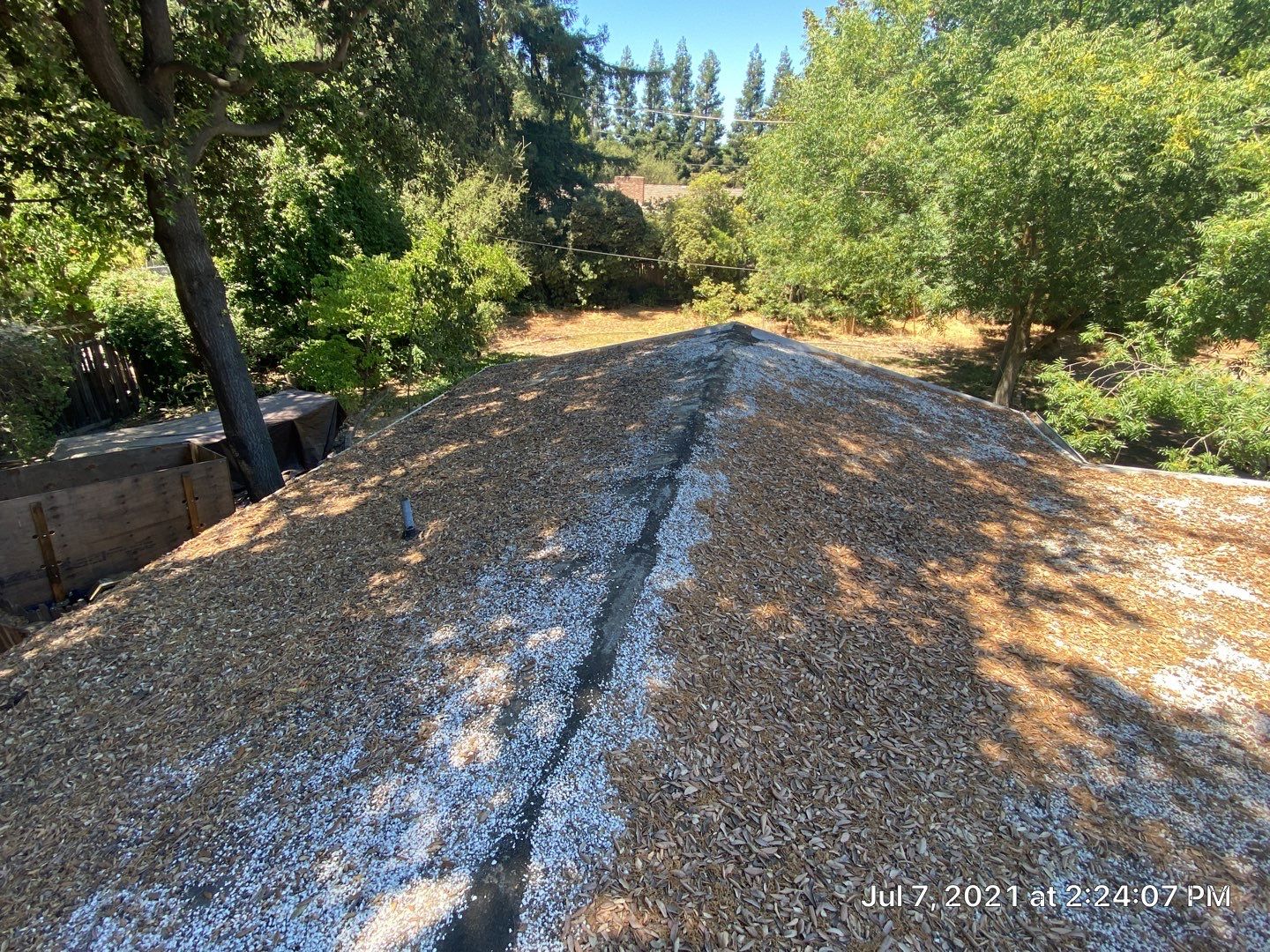 New spray insulation roof over tar and gravel with coatings by Straight Edge Roofing Inc