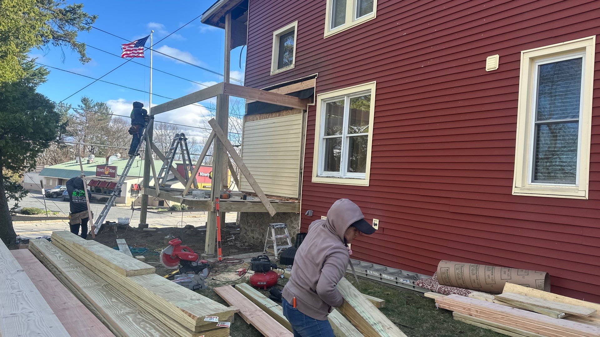 Project in Worcester by SPG home services inc