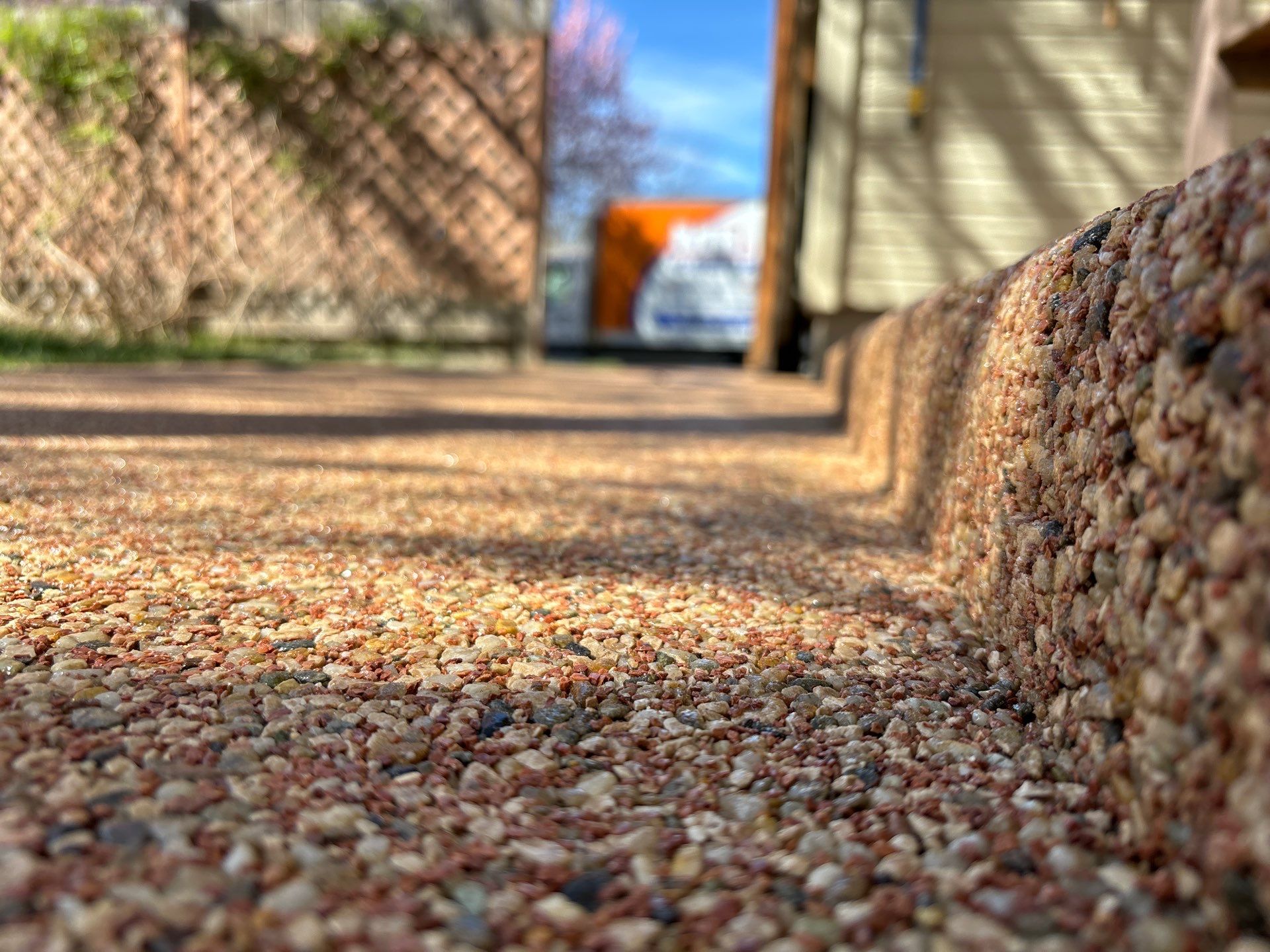 Walkway Makeover with Vuba Stone by Mr. Mudd Concrete