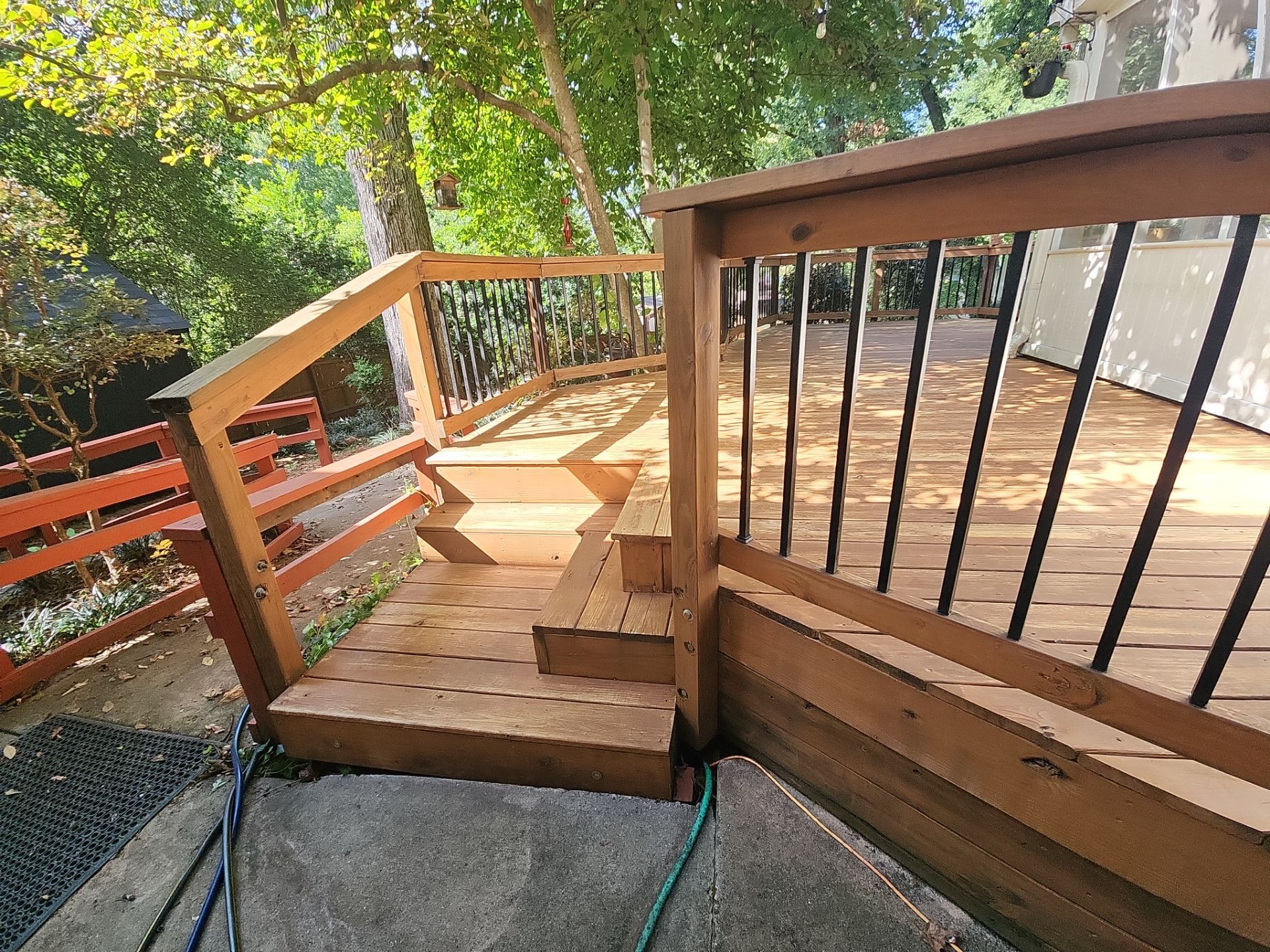 Weathered Deck using AcryFin and Stain by DuraSeal