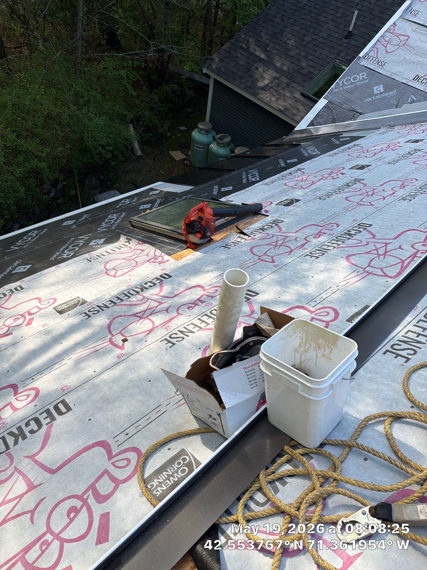 Roof Replacement + Metal Valleys + Snow Belt + Skylights — Carlisle, MA by Mighty Dog Roofing of Greater Middlesex County