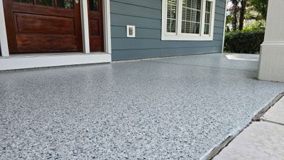 Front Porch & Garage Using Tidal Wave & Morel