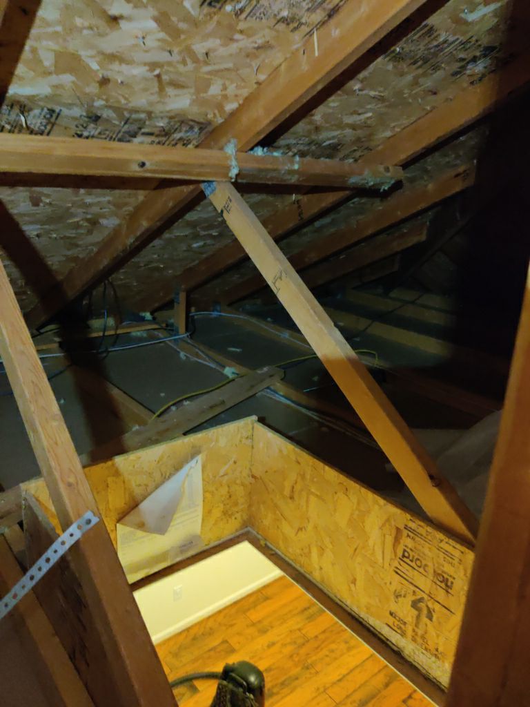 Mold Remediation Cleanup in Attic by Accountable Home Services