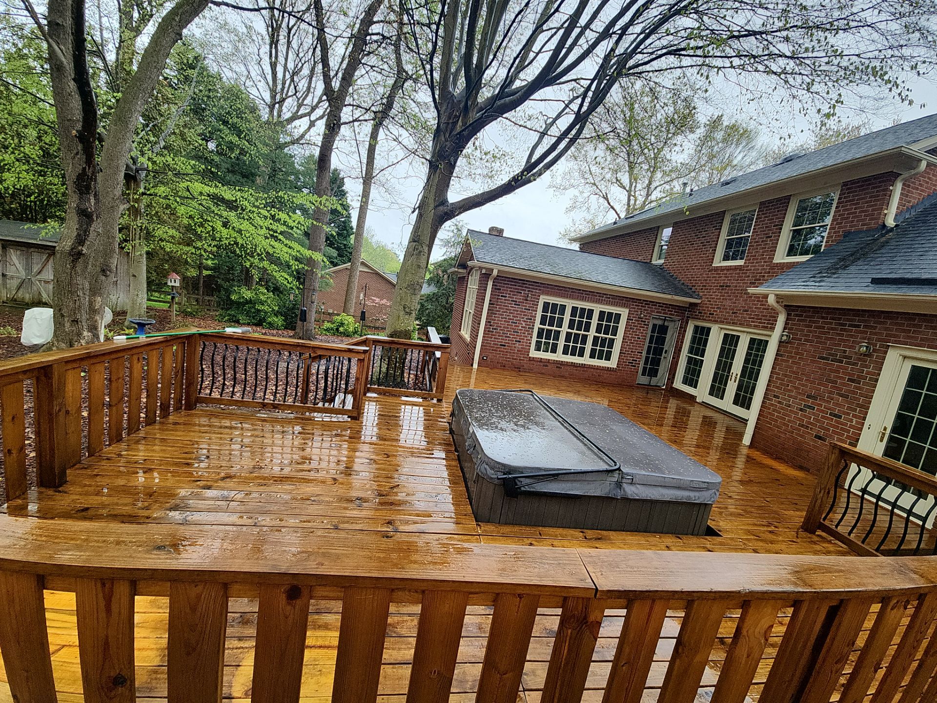 Weathered Deck using AcryFin by DuraSeal