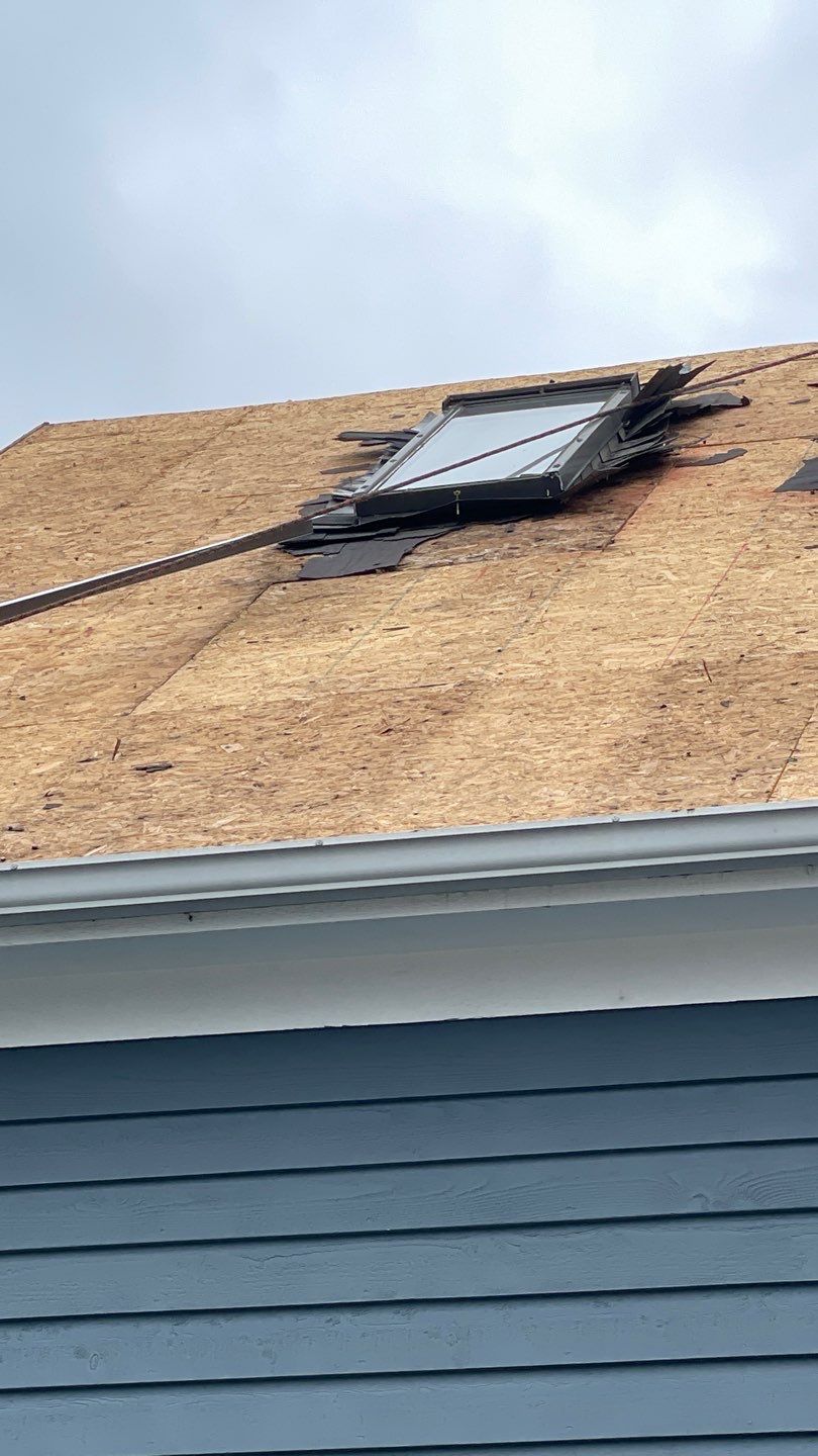 Residential Roofing Installation using GAF Timberline HDZ Williamsburg Slate  by Nitro Roofing and Construction