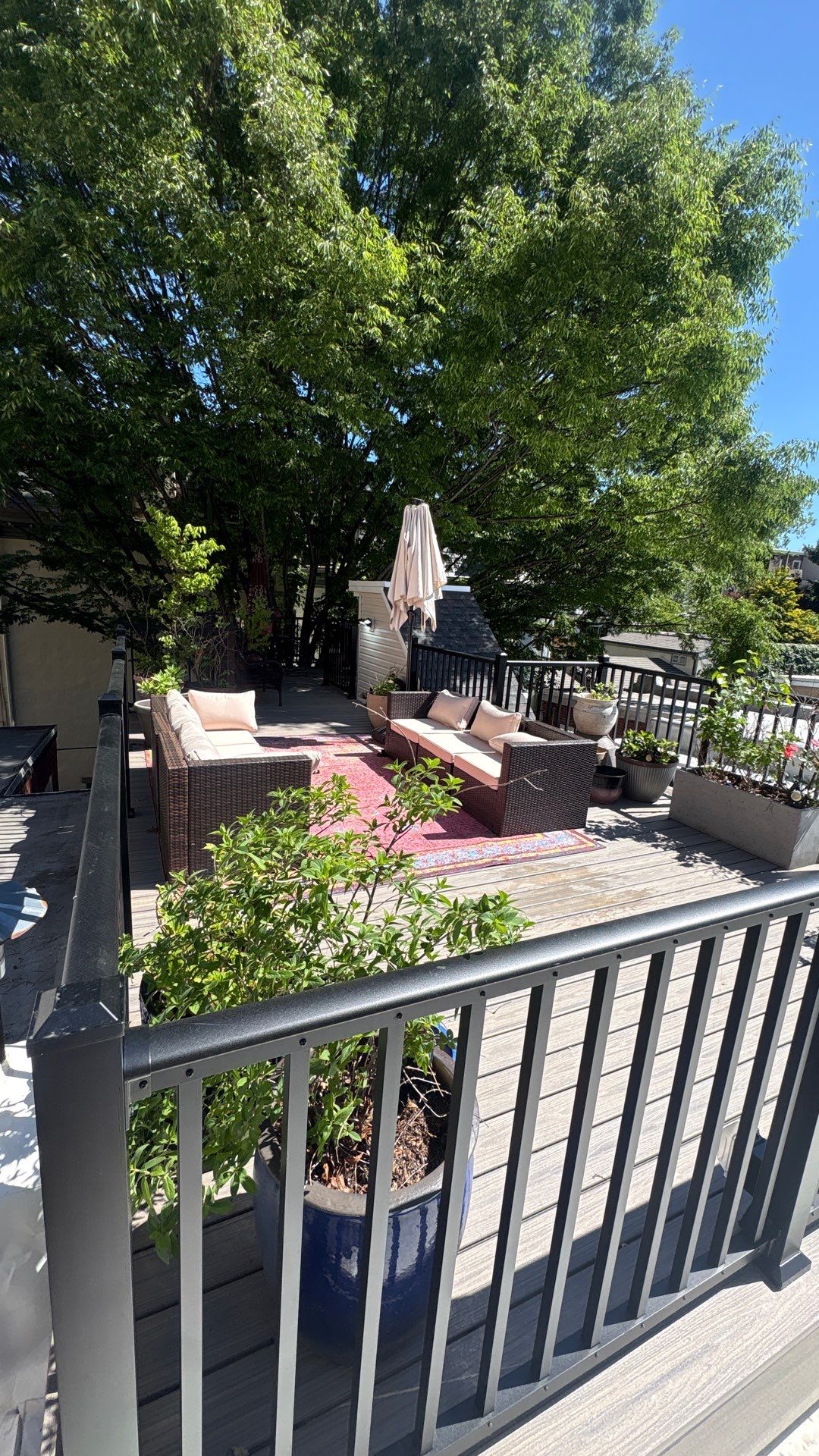 Roof Replacement and Custom Trex Roof Top Deck Project in Philadelphia, Pennsylvania by Philadelphia Quality Roofing
