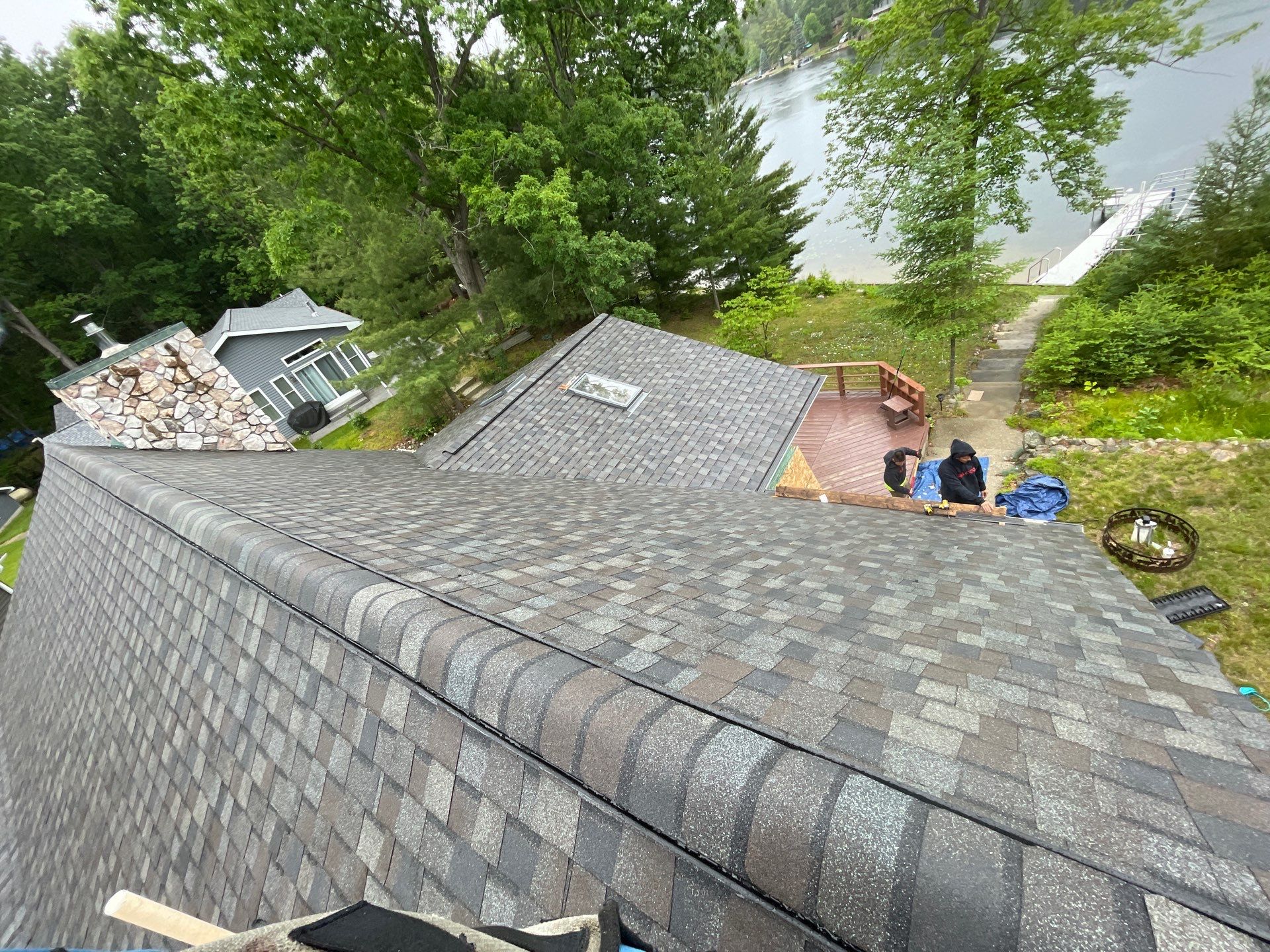 Roof Replacement using Certainteed ClimateFlex Northgate by GRACCO