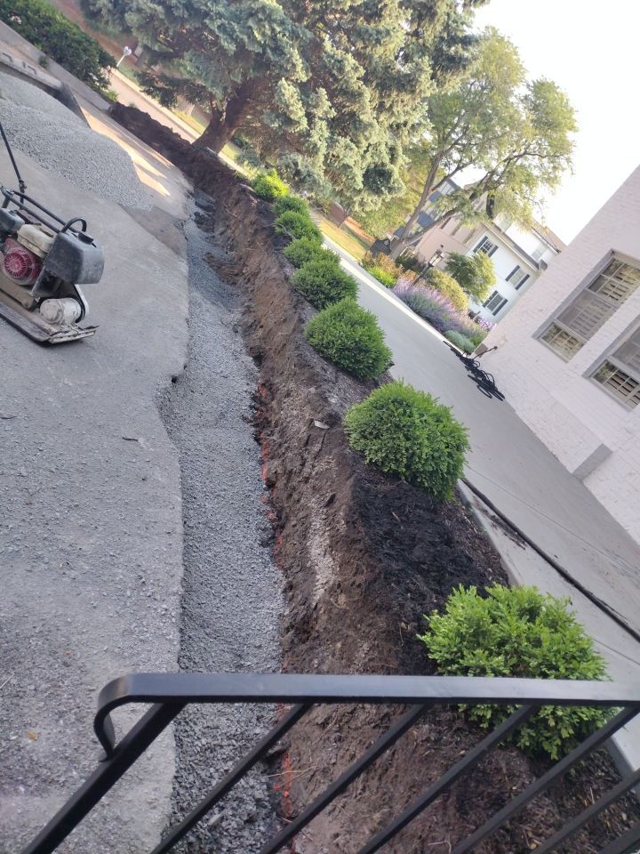 Replacement of existing retaining wall.  by New Horizon Landscapes