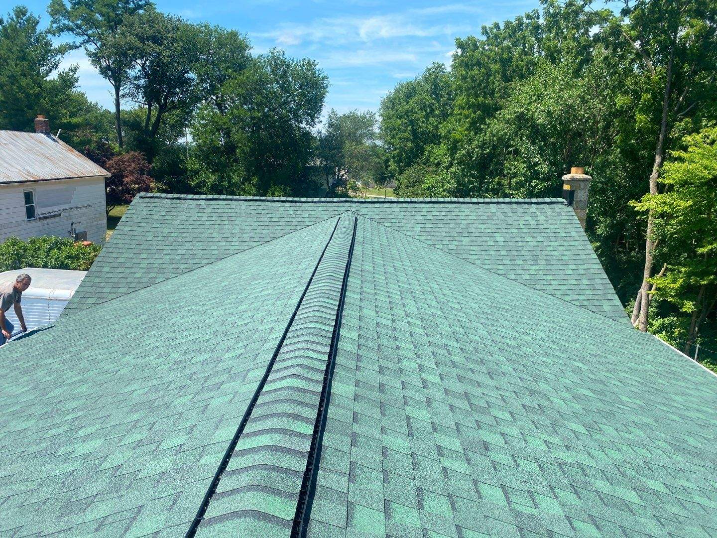 Residential Roofing Installation using  CertainTeed  Landmark Lifetime Architectural Shingles, Metal Roof & Durolast Membrane by Roof Right Inc