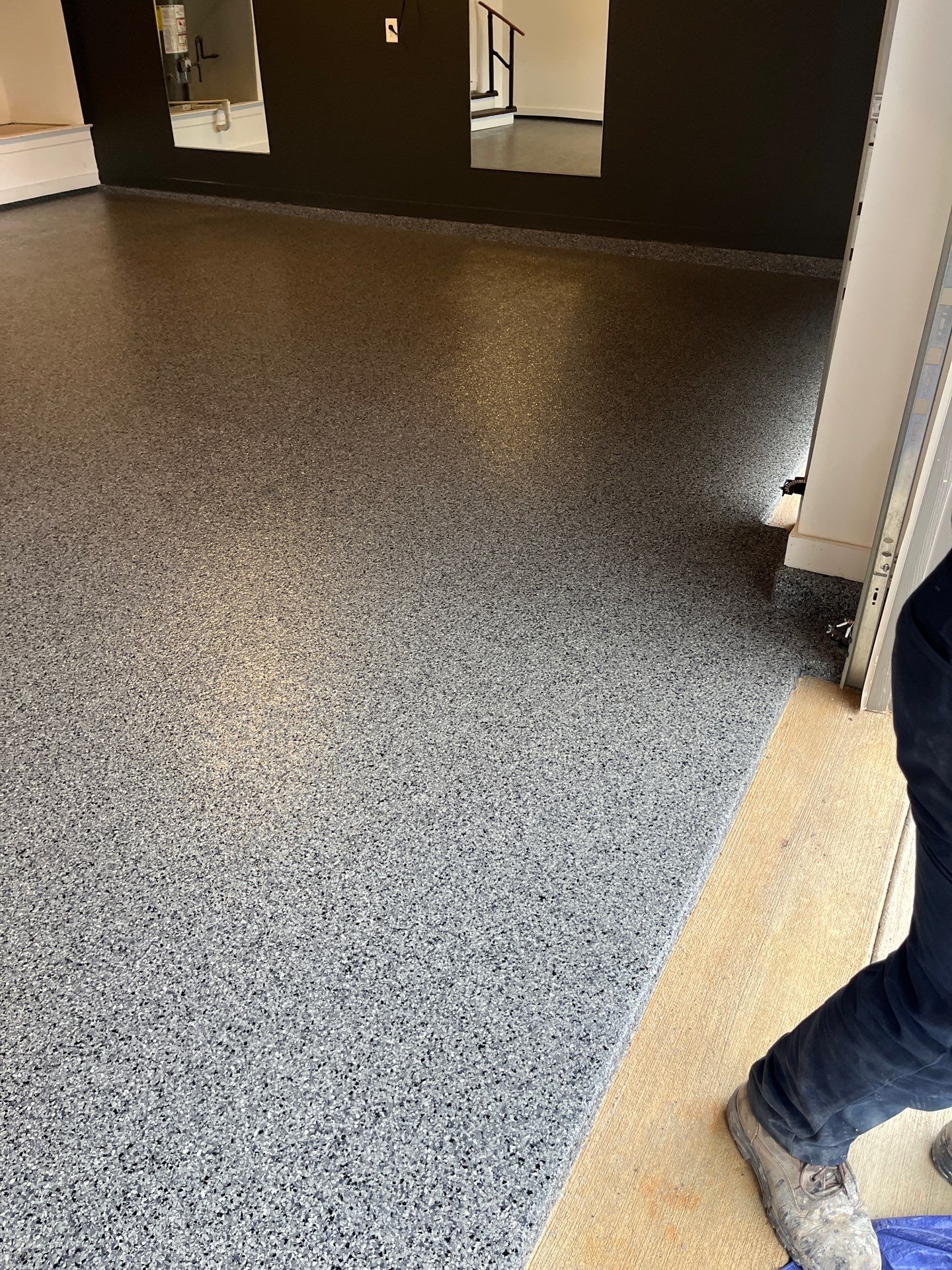 Garage Floor Coating using Nightfall by My Garage Floor Guys