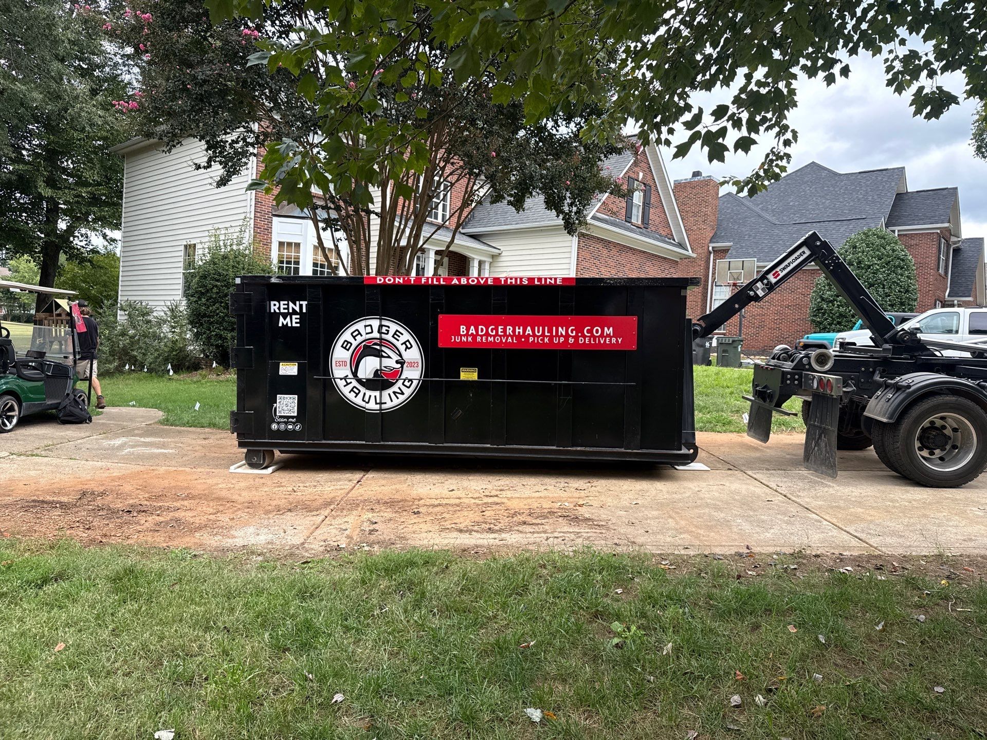 Project in Huntersville by Badger Hauling