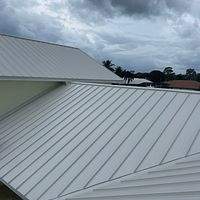 24ga 1.5" Mechanical Seam Solar White by Total Roofing System The Metal Roof Experts