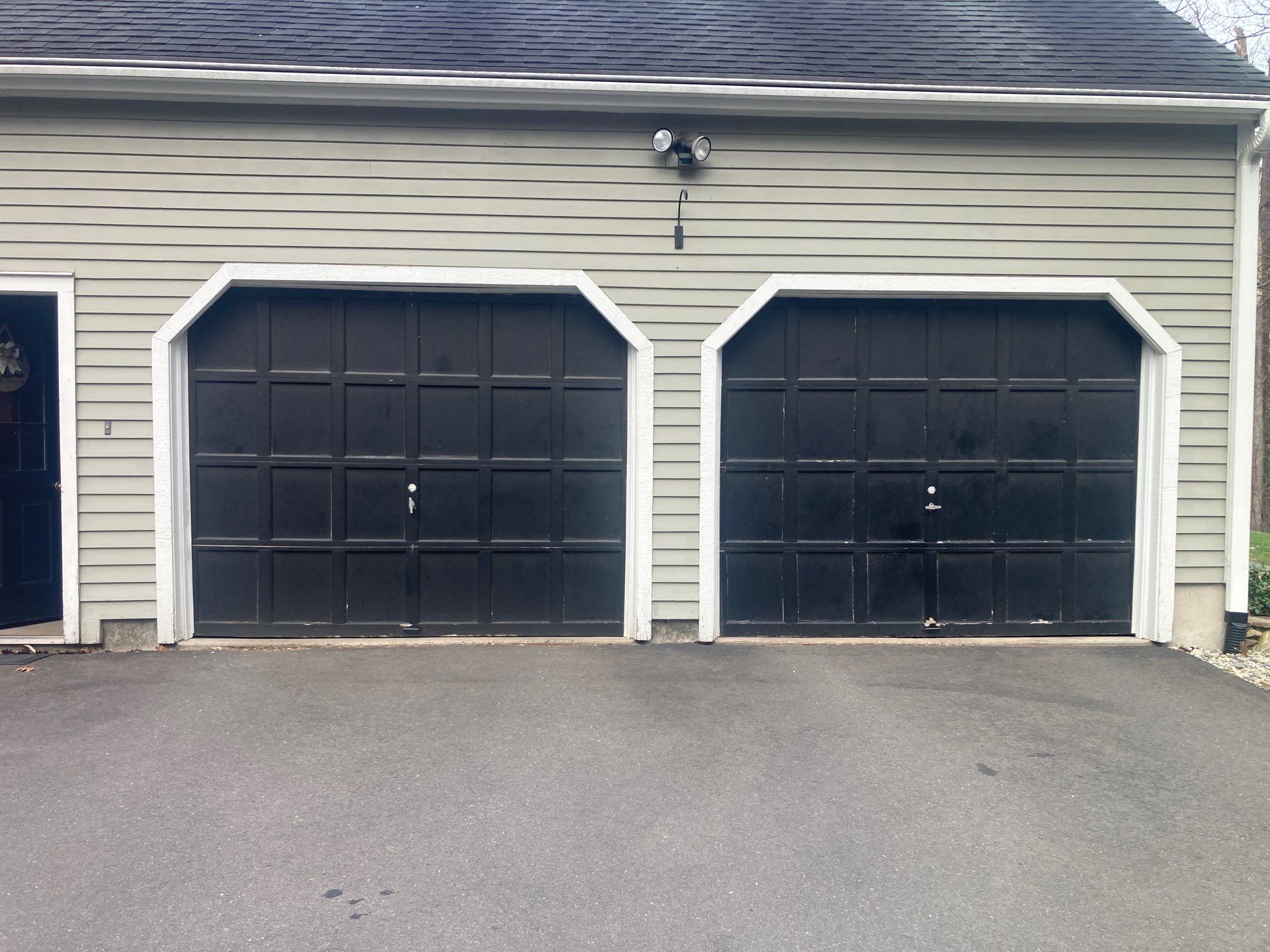 Elegant Garage Door Upgrade with Amarr Classica by DiGiorgi Roofing and Siding Inc