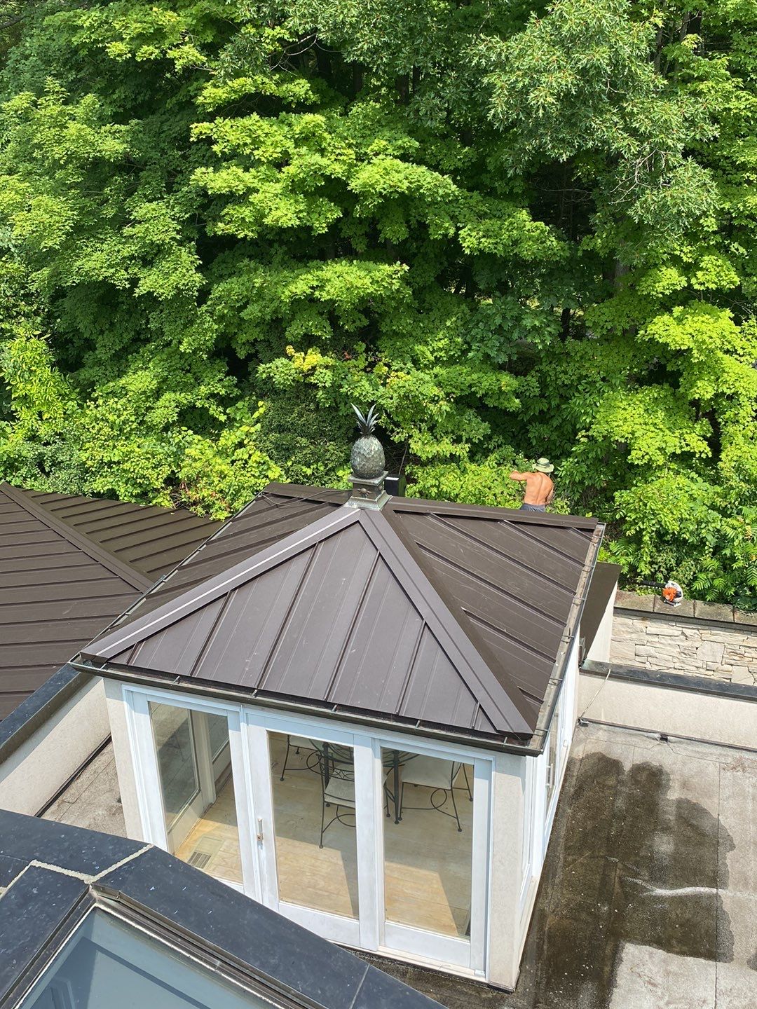 Roof Replacement using 16" Standing Seam Panels by Jay Carter Roofing & Sheet Metal