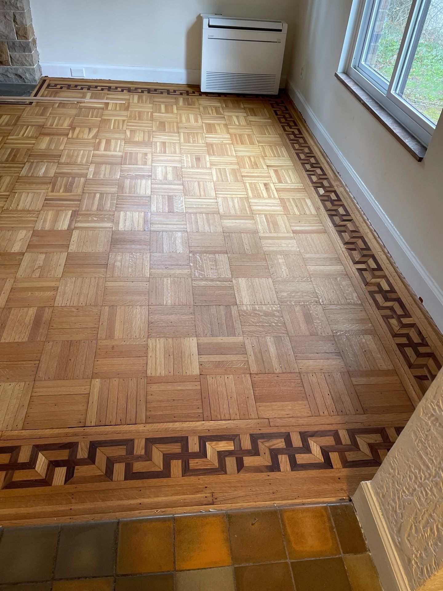 Historic Hardwood floor restoration  by Ann Arbor Hardwoods 