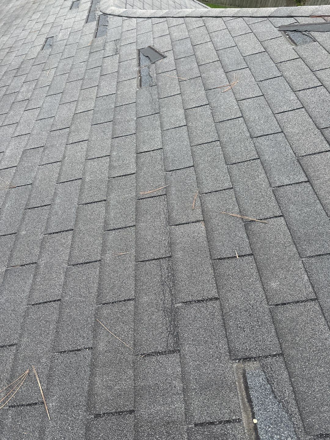 Hail Damage using Owen's Corning Duration (Lifetime) Shingles by Roof Repair Company